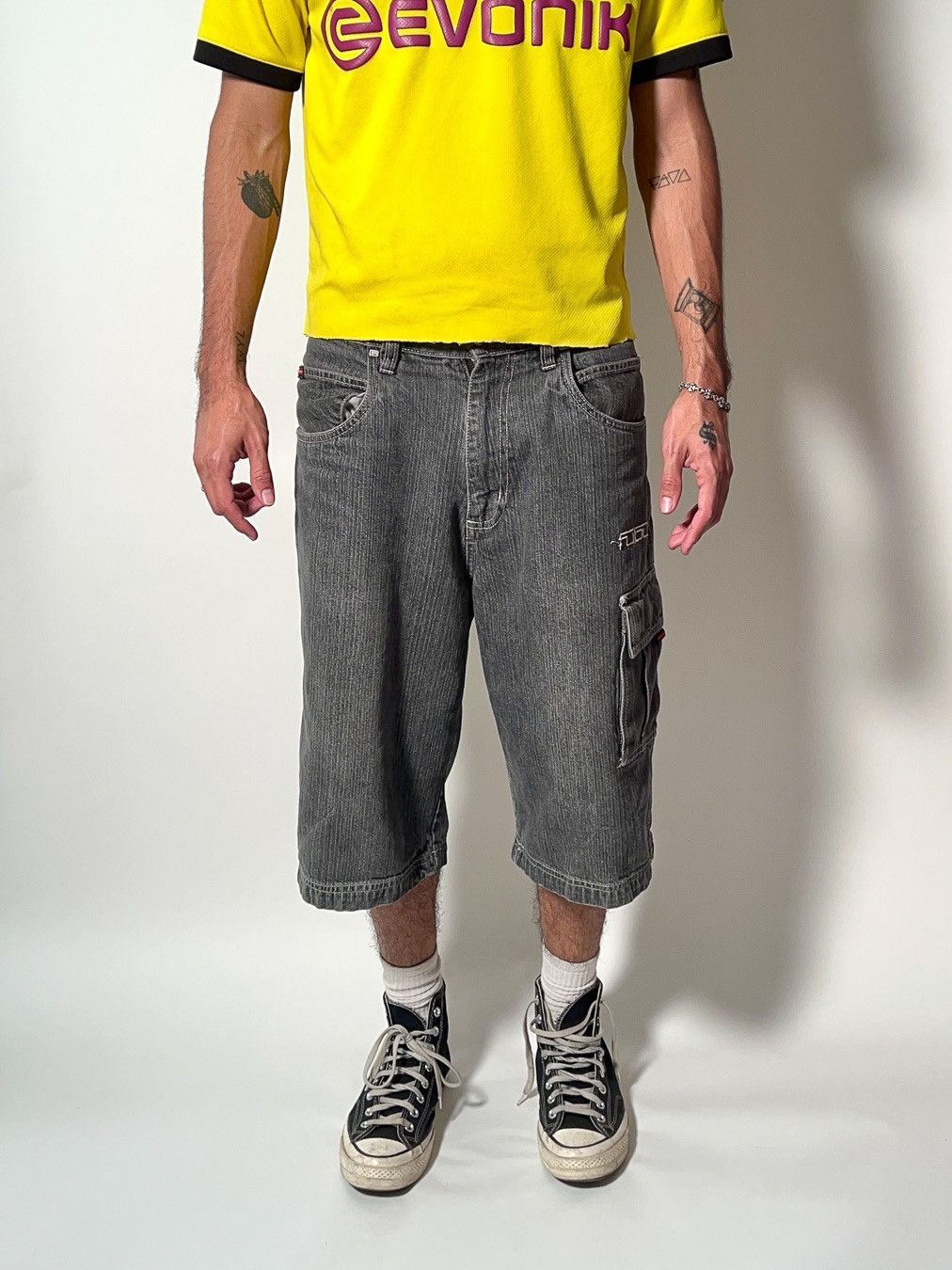 Vintage 2000s Fubu Jean shorts | Grailed