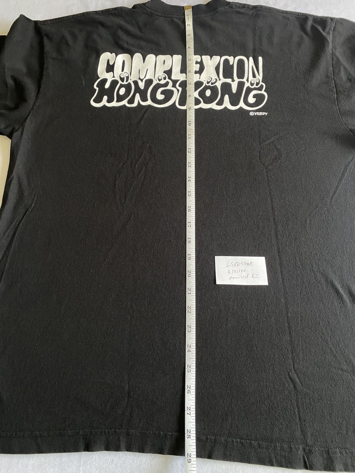 Complex Complexcon Hong Kong 2024 Verdy Long Sleeve Logo Tee Black L Size US L / EU 52-54 / 3 - 11 Thumbnail