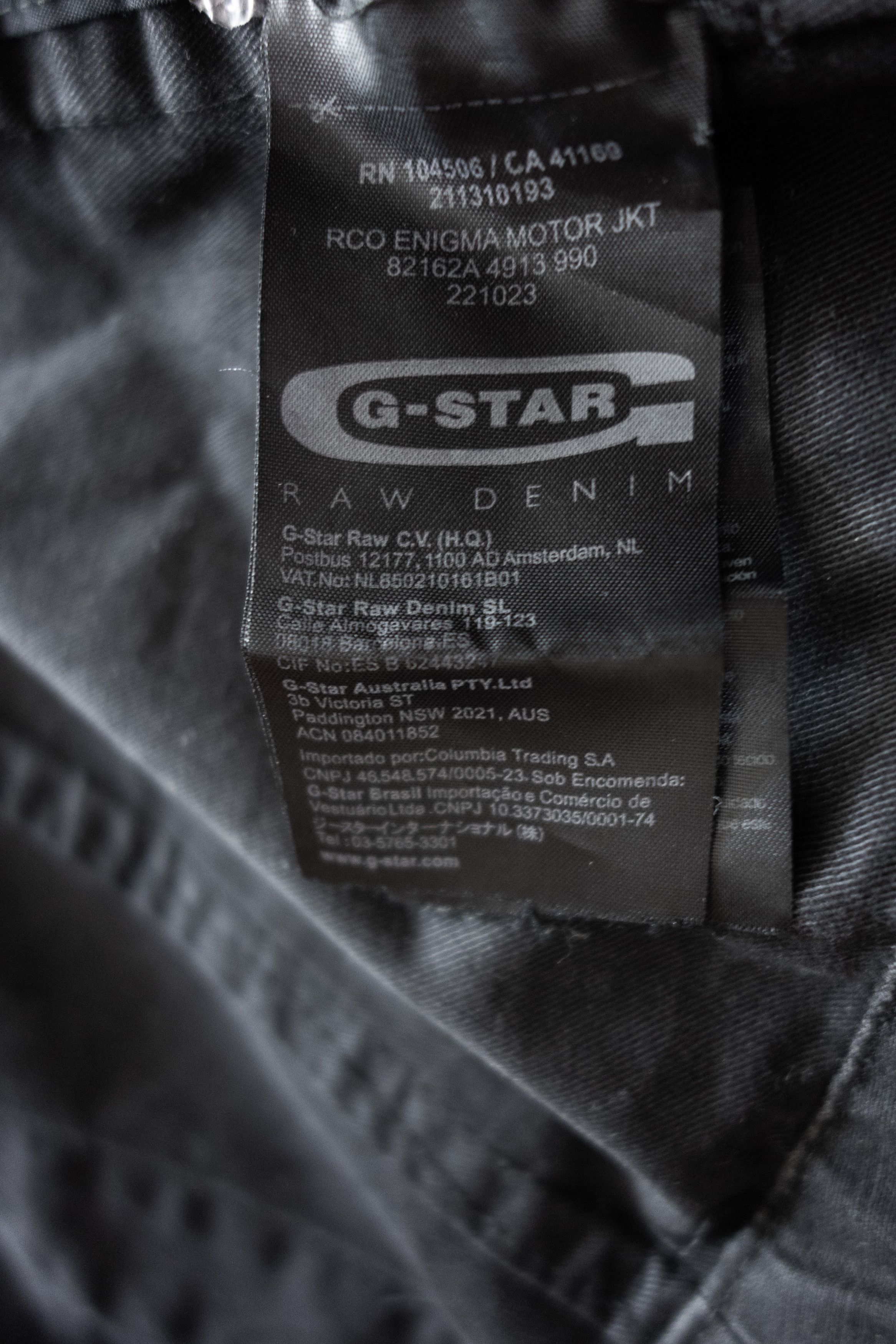 G-Star G-Star RAW Enigma Motor Jacket Size US L / EU 52-54 / 3 - 9 Thumbnail