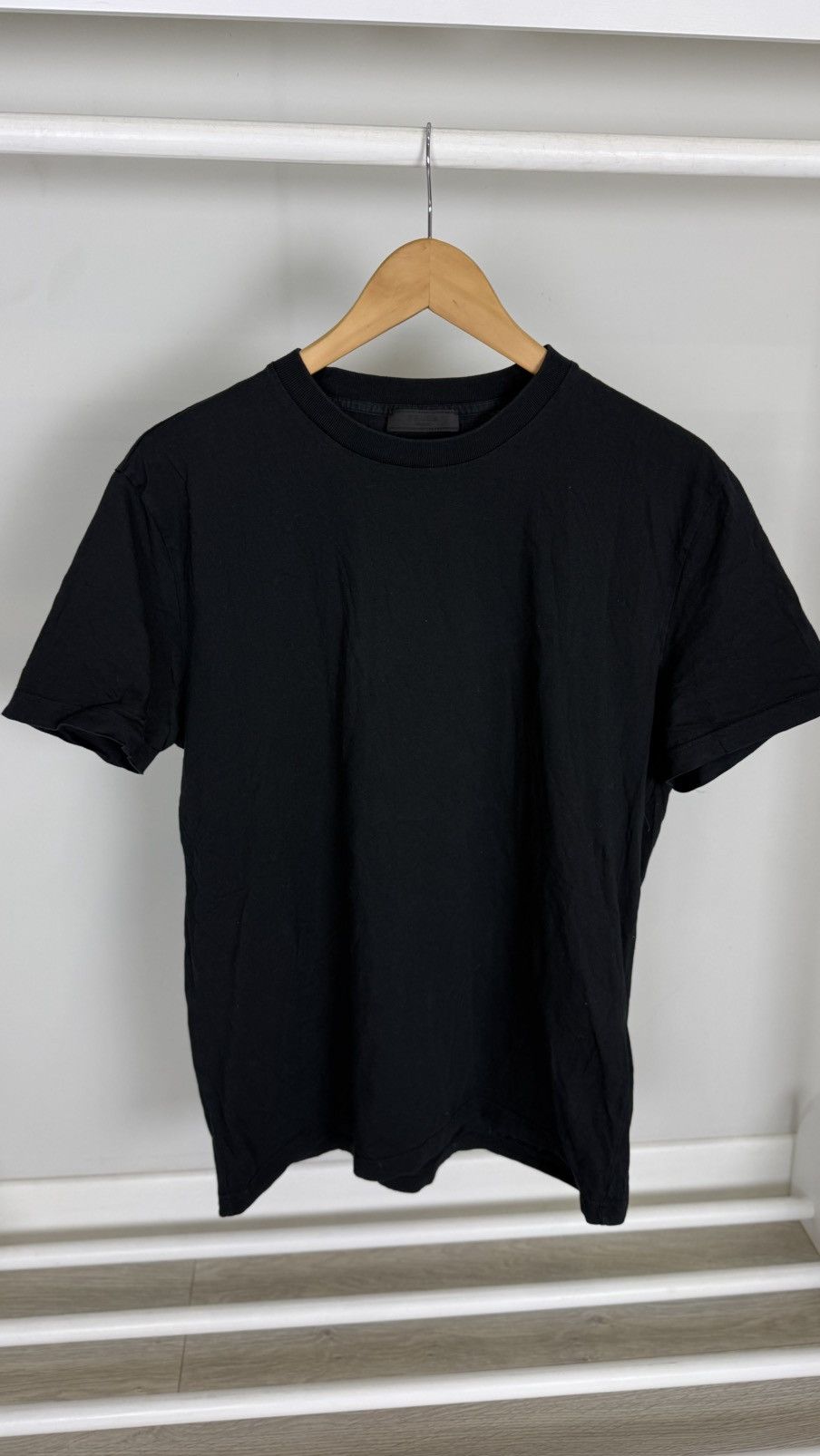Prada Prada Cotton Black Logo Short Sleeve T Shirt Size US XL / EU 56 / 4 - 3 Thumbnail