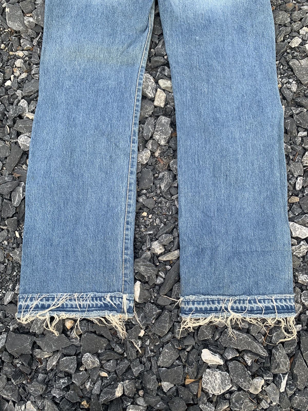 Kapital VINTAGE BLUE BLUE INDIGO SELVEDGE JAPANESE DISTRESSED DENIM Size US 28 / EU 44 - 9 Thumbnail