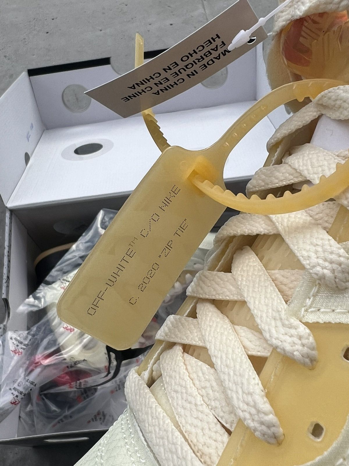 Designer × Nike × Off-White Jordan 5 V x Off-White sail Size US 10.5 / EU 43-44 - 8 Thumbnail