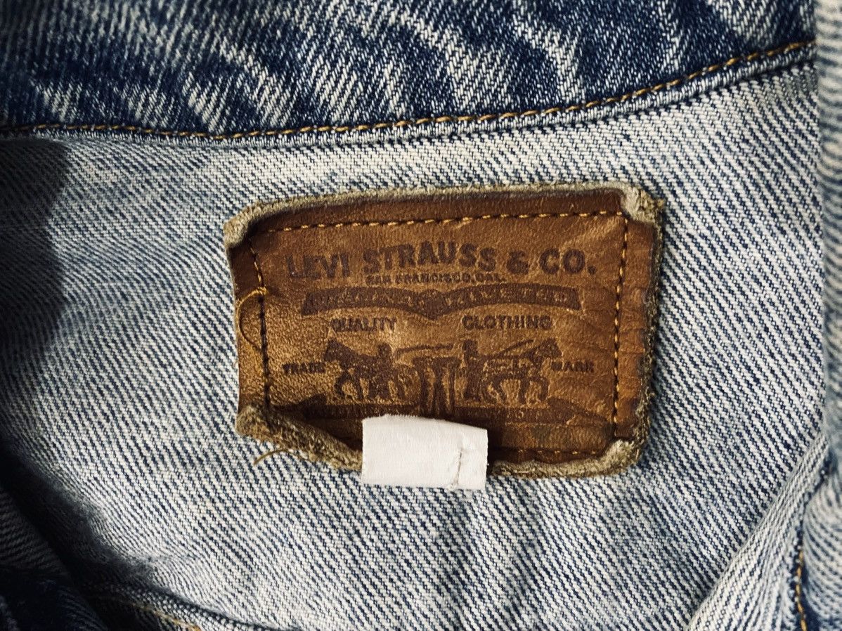 Levi's Vtg 90s Levis 73549 0209 Orange Tab Trucker Jacket 965 USA M Size US M / EU 48-50 / 2 - 9 Thumbnail