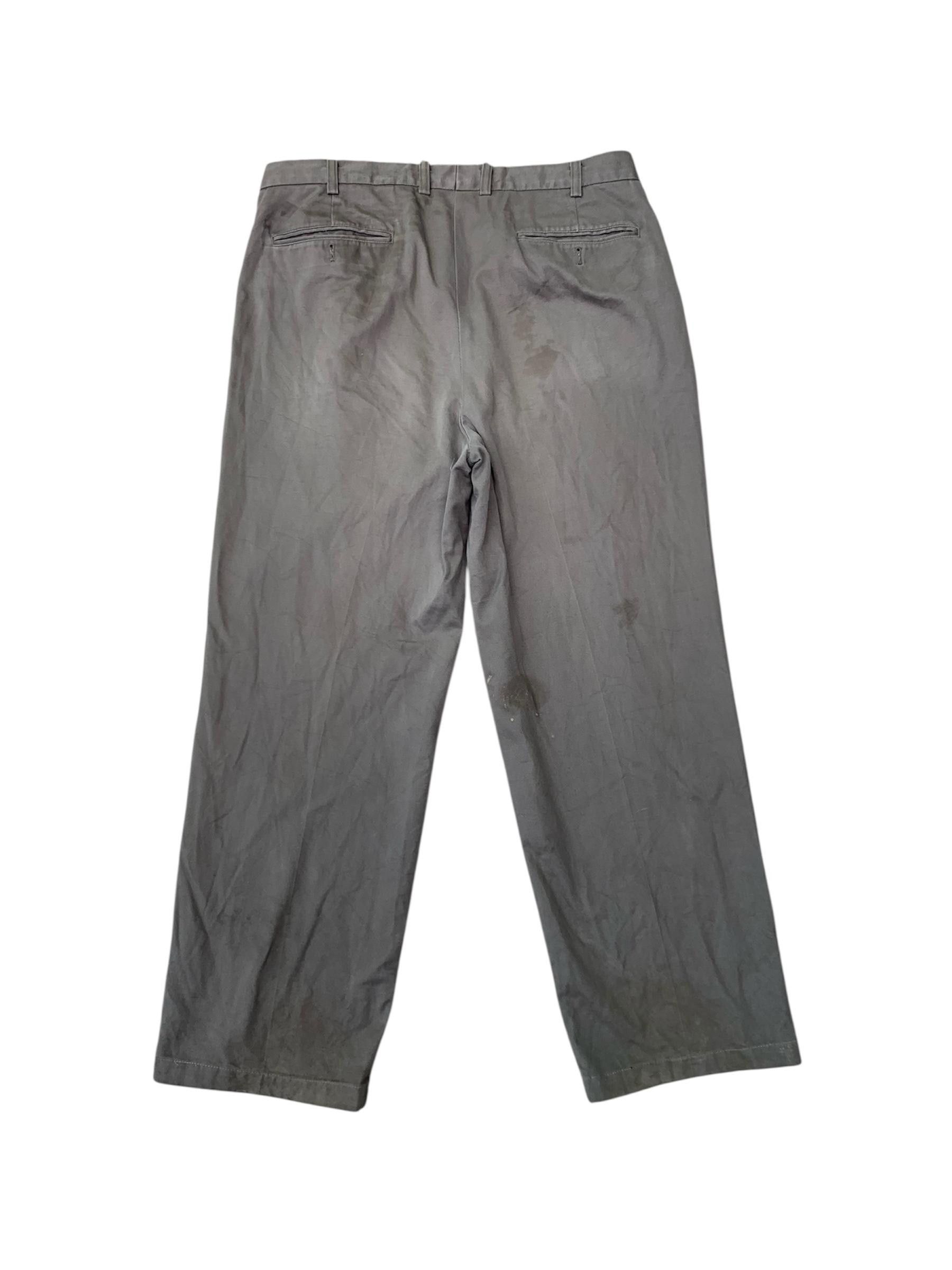 Vintage × Yves Saint Laurent Vintage Yves Saint Laurent Pour Homme Casual pants Size US 34 / EU 50 - 2 Thumbnail