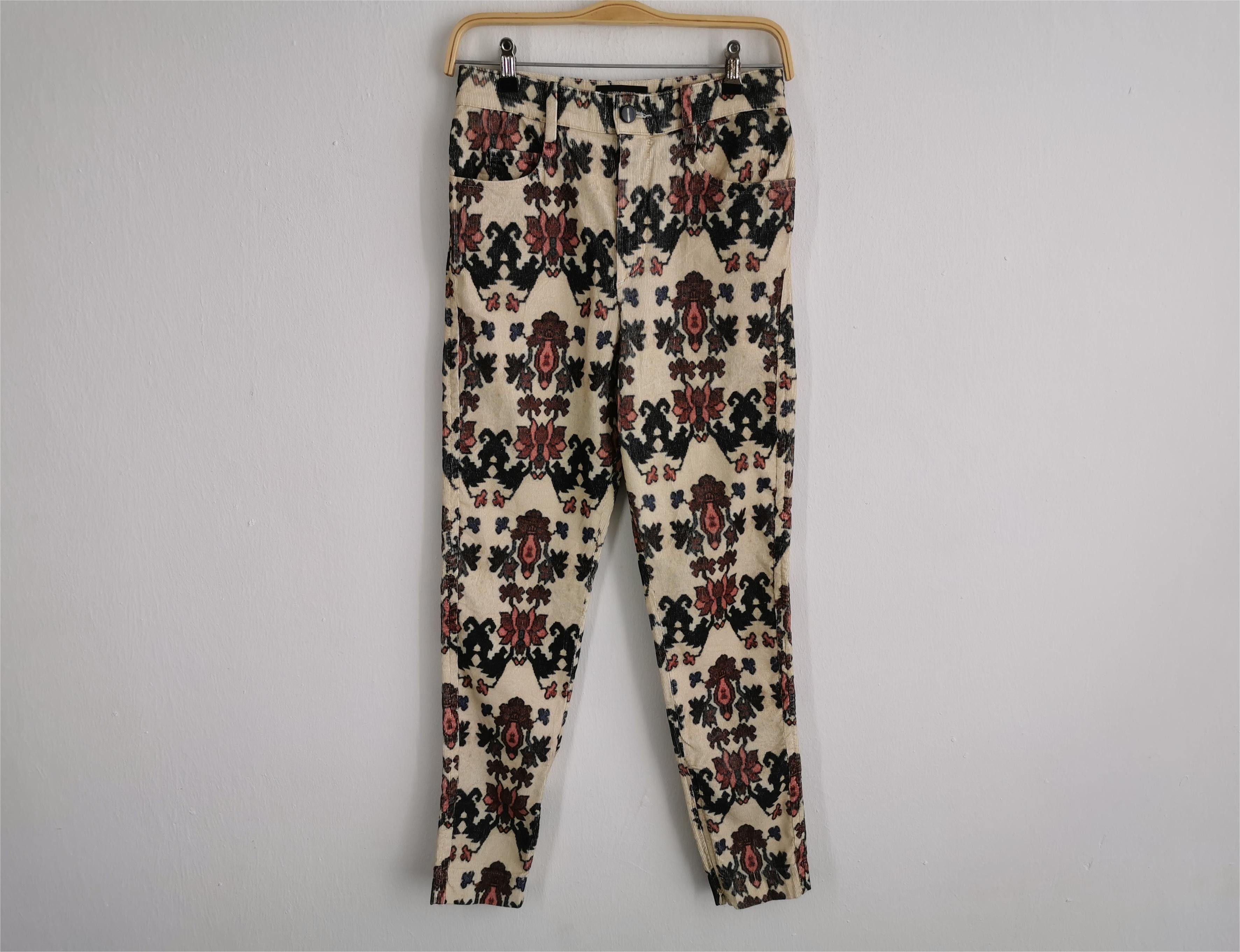 Isabel Marant Isabel Marant Floral Corduroy Pants Womens Size 28 Size 28" / US 6 / IT 42 - 2 Thumbnail
