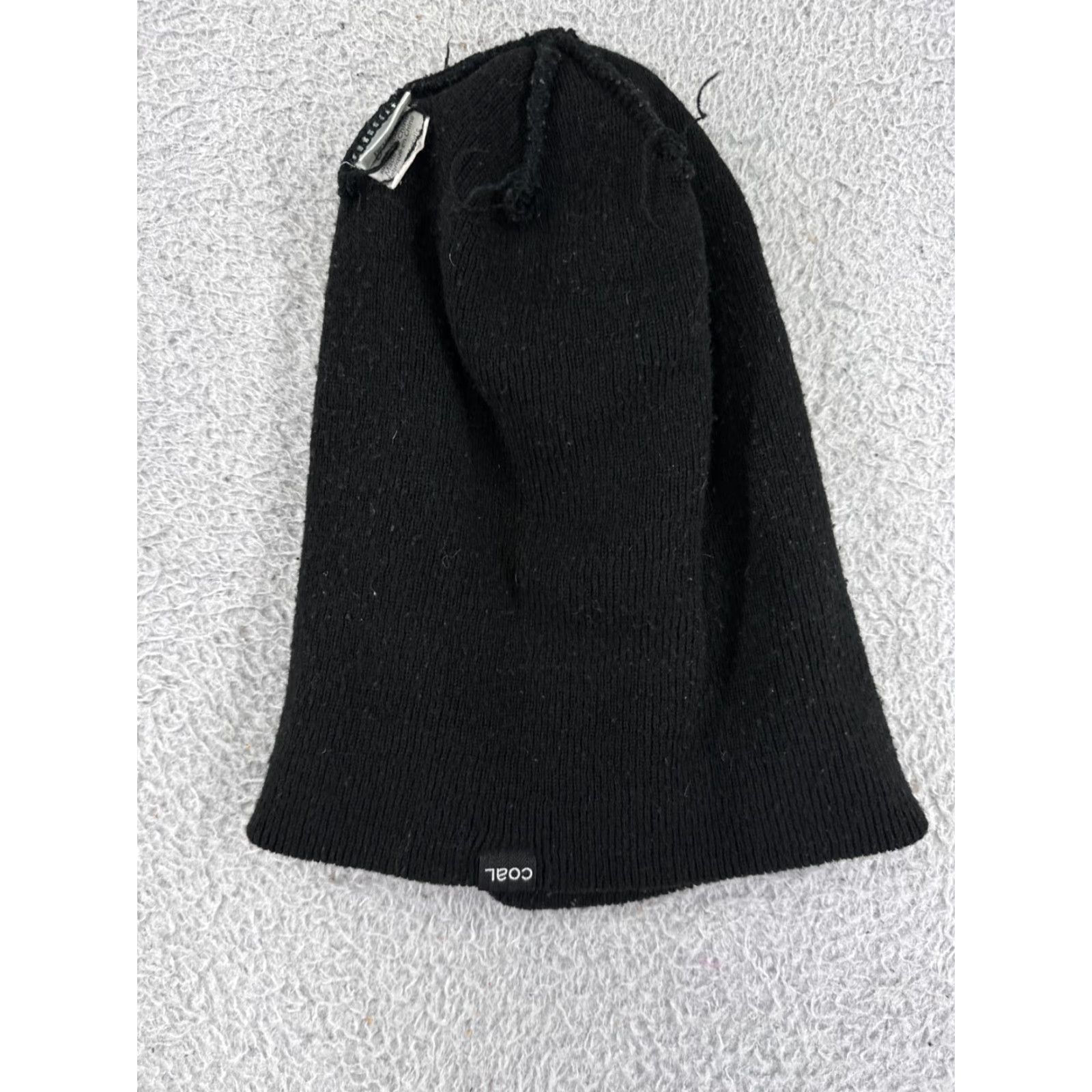Coal Coal Headwear Beanie Adult One Size Black Acrylic Embroidered Hamburger Hat Men Beanie Logo Ski Fall Winter 2000s Mens Size ONE SIZE - 5 Thumbnail