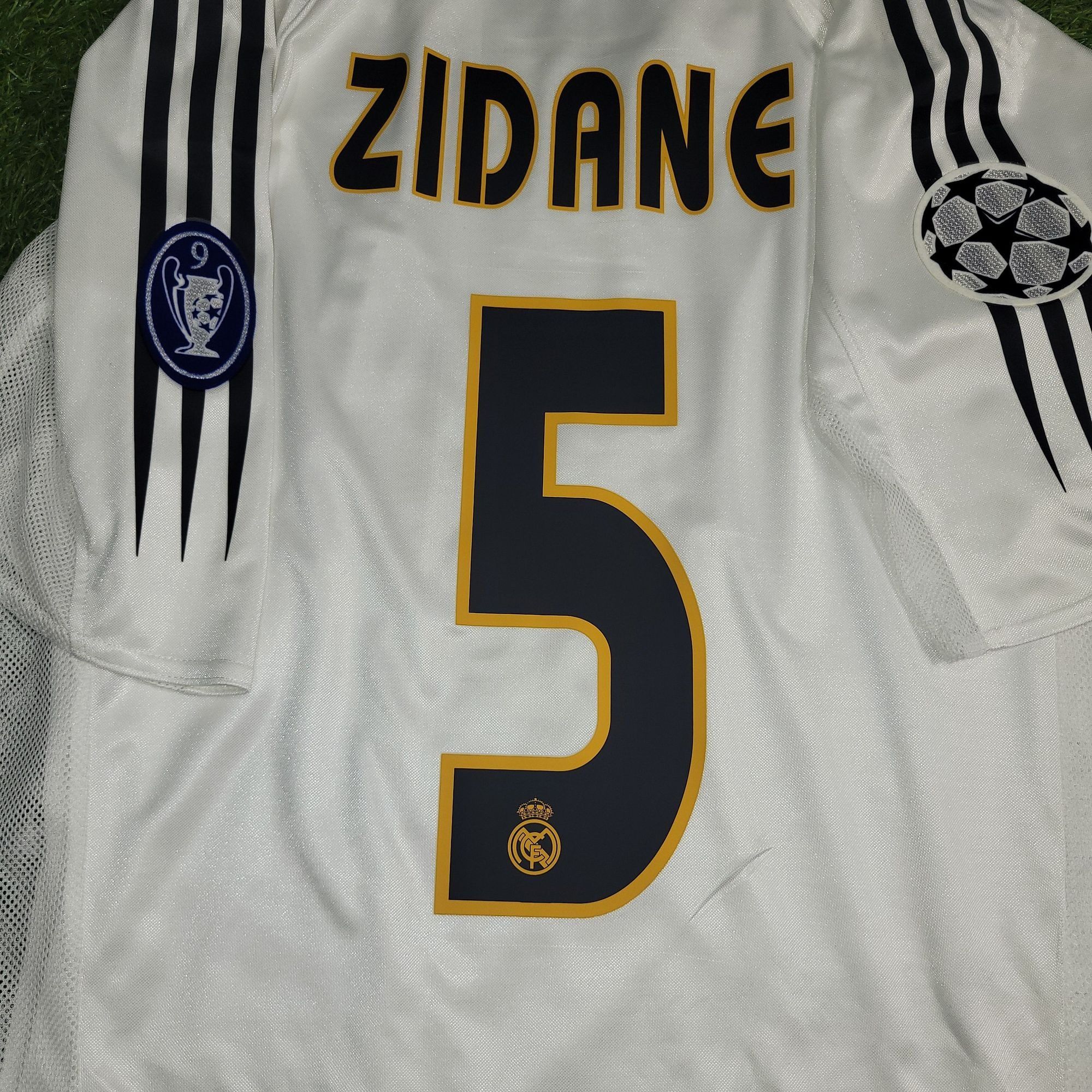 Adidas Zidane Real Madrid PLAYER ISSUE 2004 2005 Soccer Jersey M Size US M / EU 48-50 / 2 - 4 Thumbnail