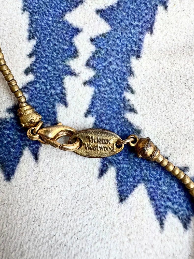 Vivienne Westwood Vivienne Westwood Golden Classical Series Golden Lace Carv Size ONE SIZE - 4 Thumbnail