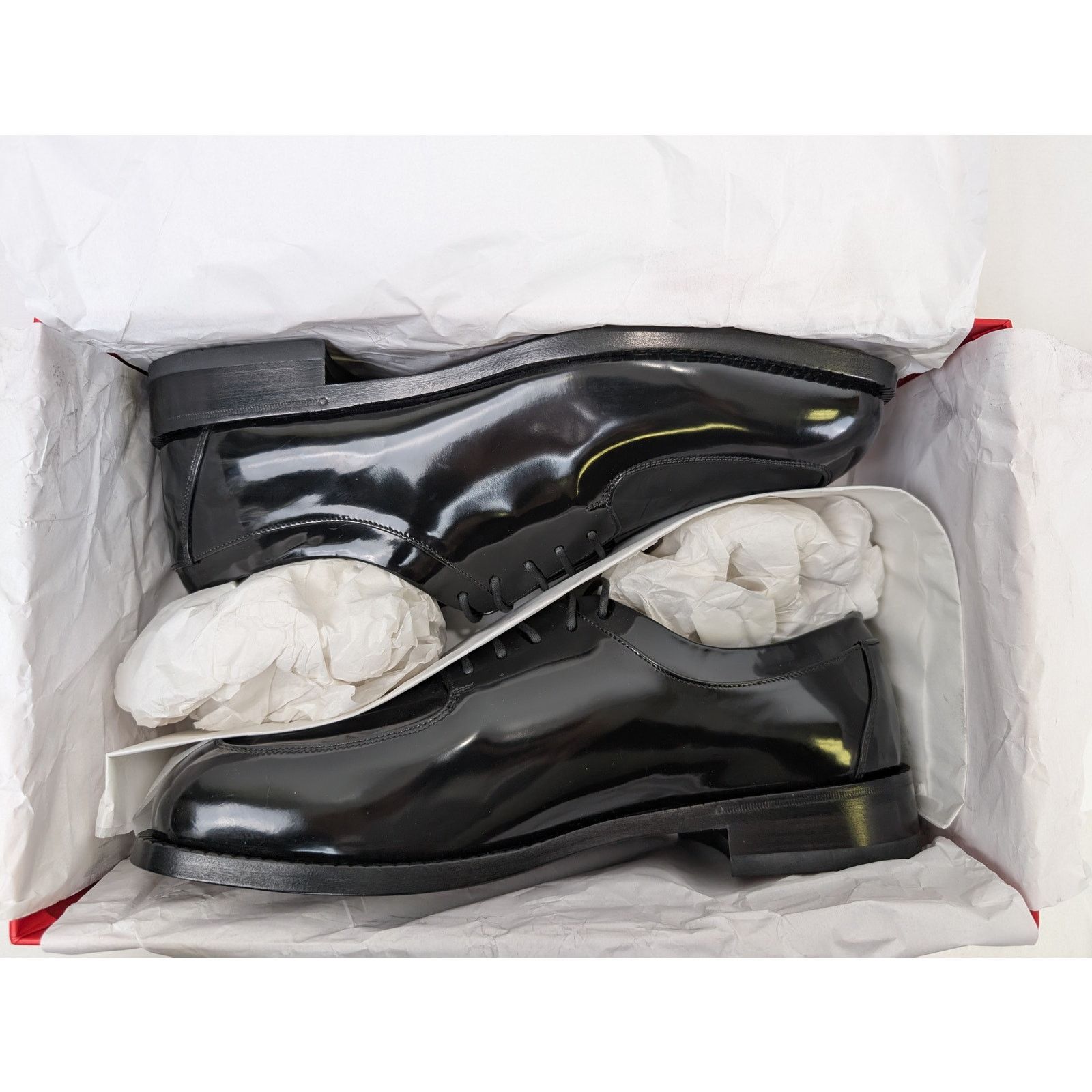 Salvatore Ferragamo o1rshd1 Nero Skin Dinamic Leather Shoe Boots in Noir Size US 10 / EU 43 - 19 Thumbnail