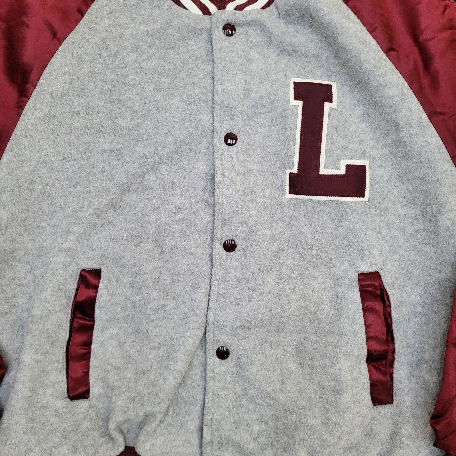 Chalk Line Vintage 80s Chalk-Line Varsity Jacket M/L 24x23 Sherpa-Lined Size US L / EU 52-54 / 3 - 11 Thumbnail
