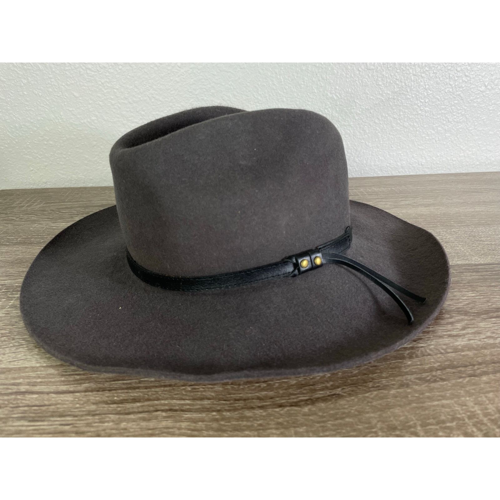 Vintage A. Adams & Spire Fur Felt Western Cowboy Hat Gray Size ONE SIZE - 2 Thumbnail