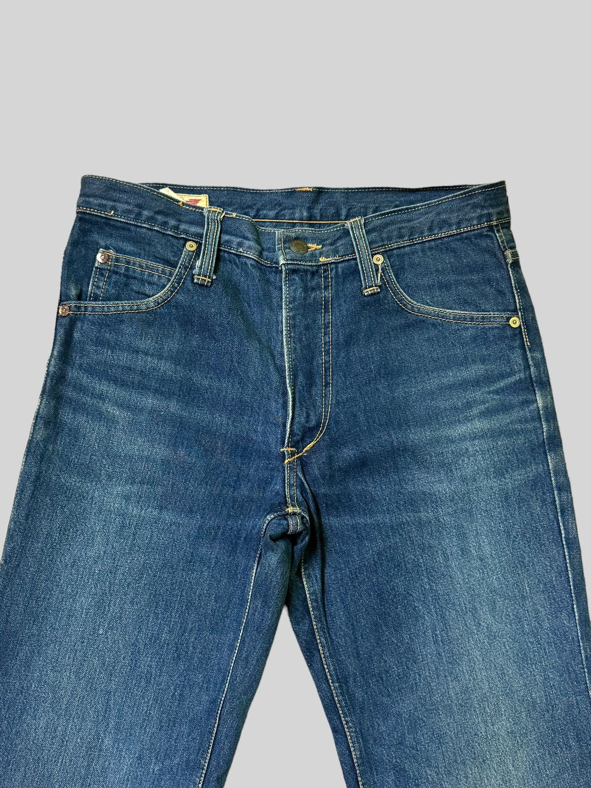 If Six Was Nine Vintage Flared BLUE EYES Scovill Zipper Bell bottom Denim Size US 30 / EU 46 - 3 Thumbnail