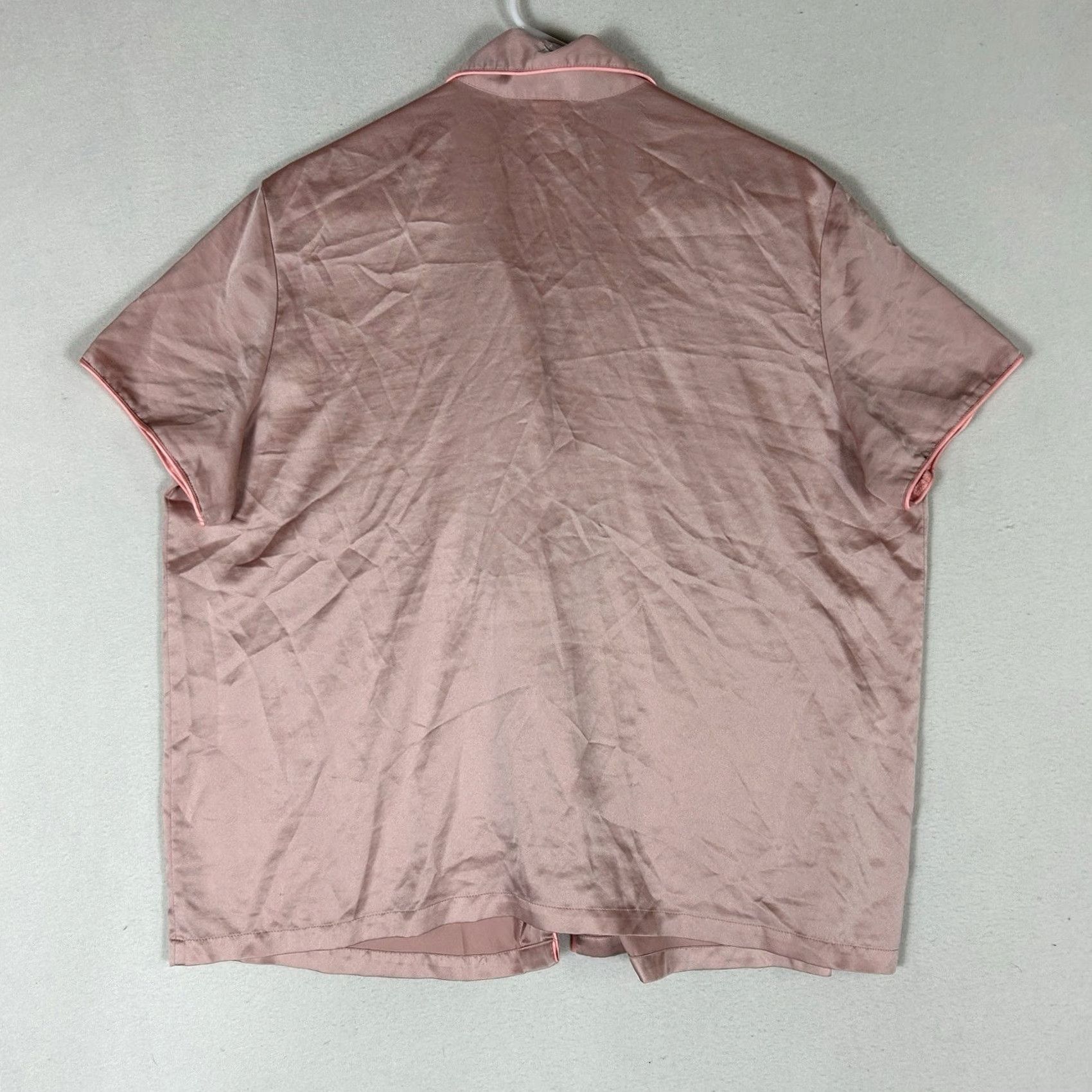Victoria's Secret Victoria's Secret Pajama Shirt Women's XL Pink Short Sleeve Button-Up Shirt Size XL / US 12-14 / IT 48-50 - 7 Thumbnail