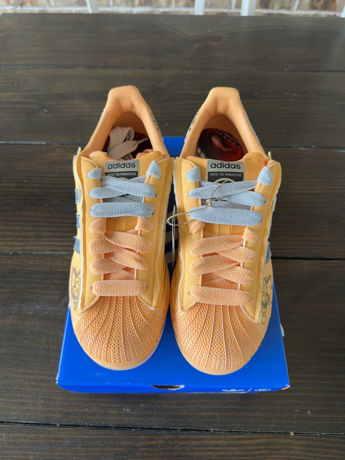 HELLSTAR adidas x HELLSTAR Superstar Hazy Orange Size US 10.5 / EU 43-44 - 2 Thumbnail