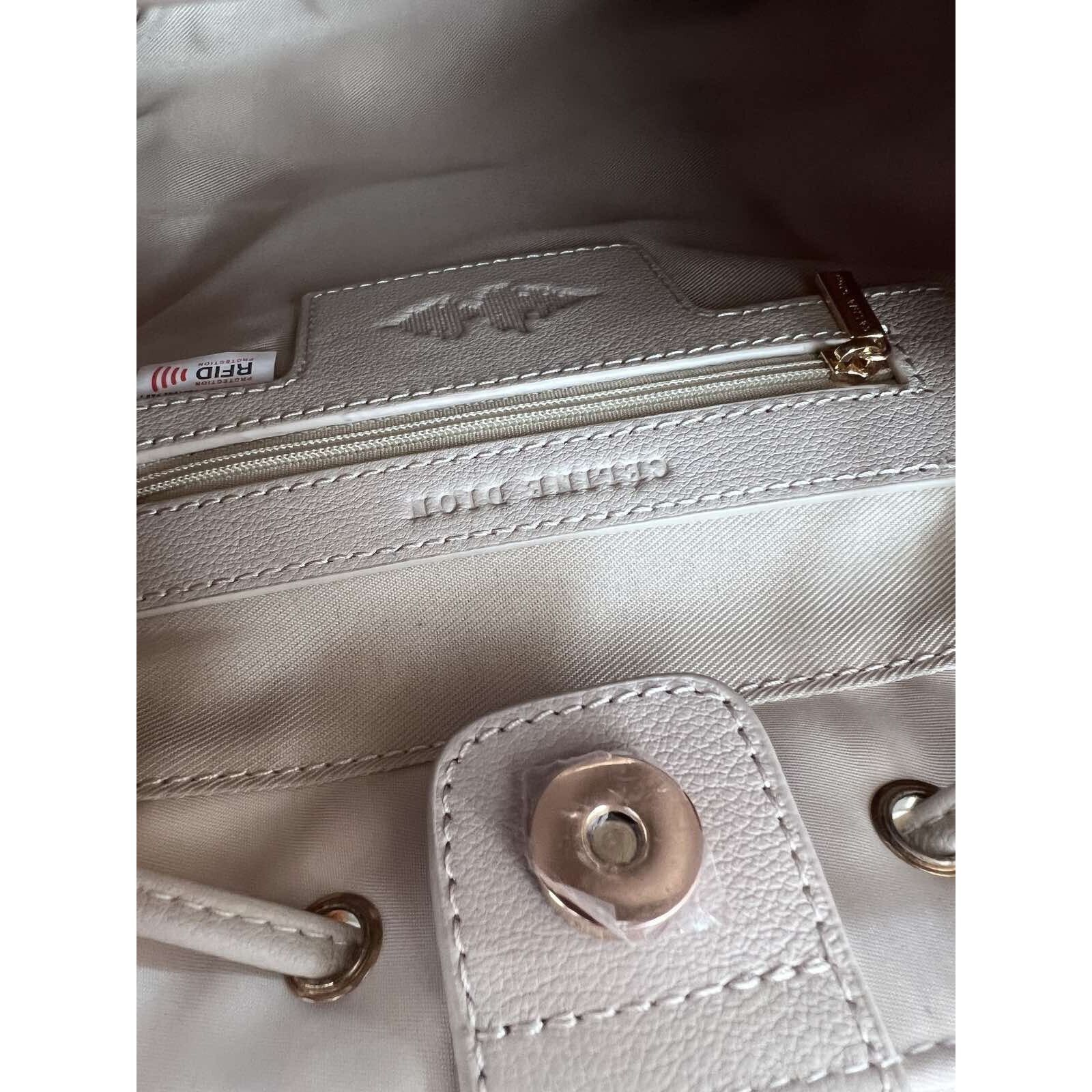 Celine CÉLINE DION Gray with gold Size Medium Bag B000489 Size ONE SIZE - 4 Thumbnail
