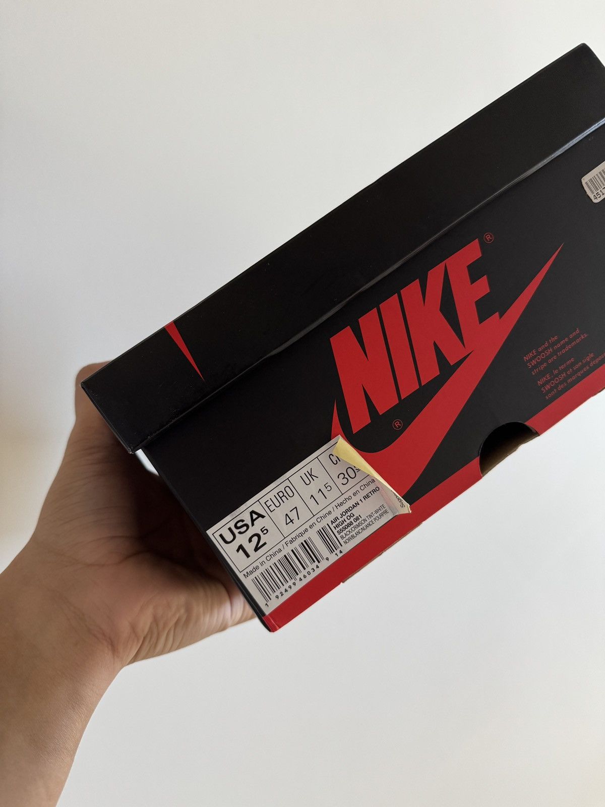 Jordan Brand × Nike Jordan 1 Retro High OG ‘Crimson Tint’ Size US 12.5 / EU 45-46 - 8 Thumbnail