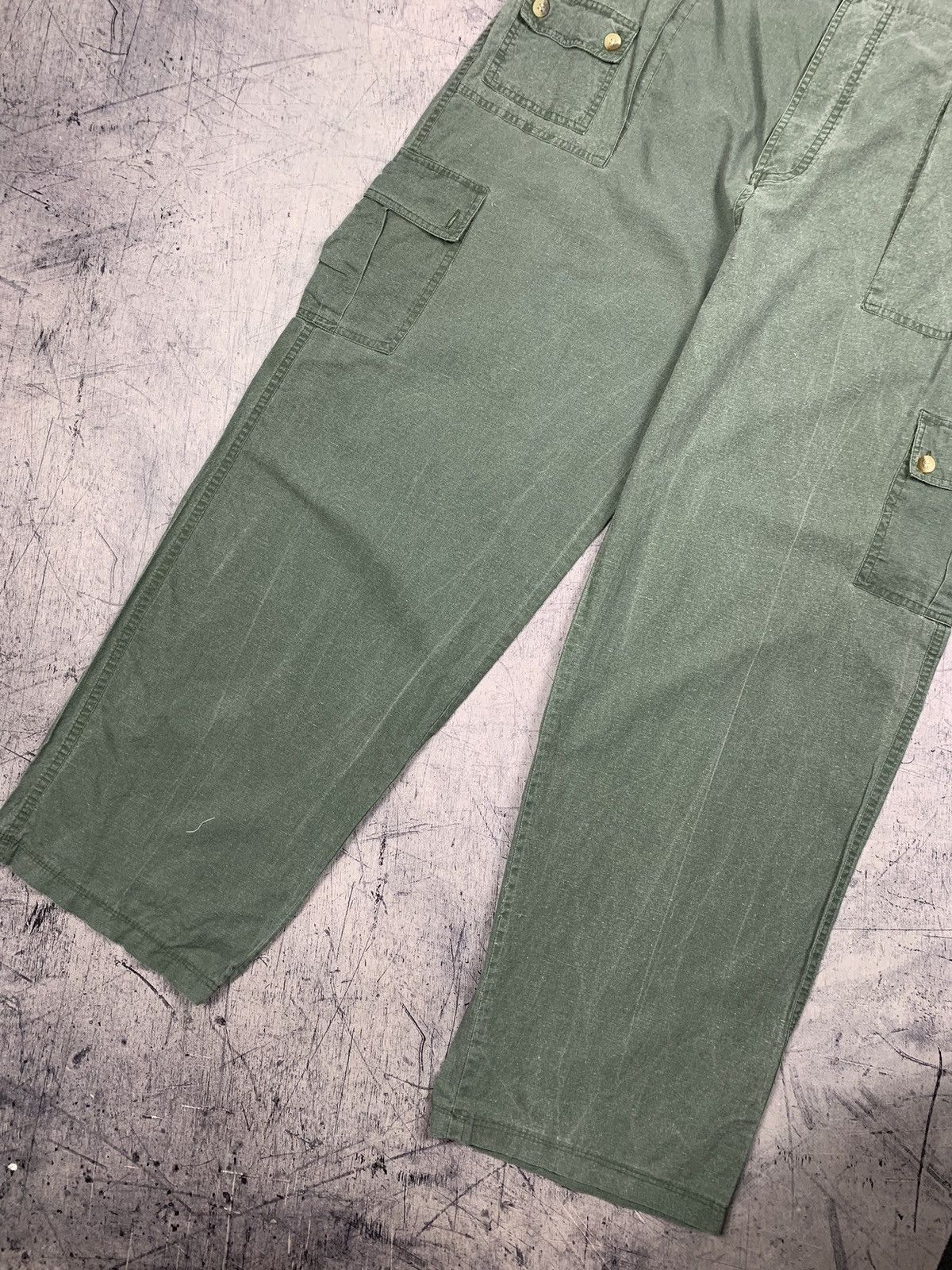 Vintage Vintage Y2K USA Cargo Multi Pocket Pants Travis Schott XXL Size US 38 / EU 54 - 3 Thumbnail