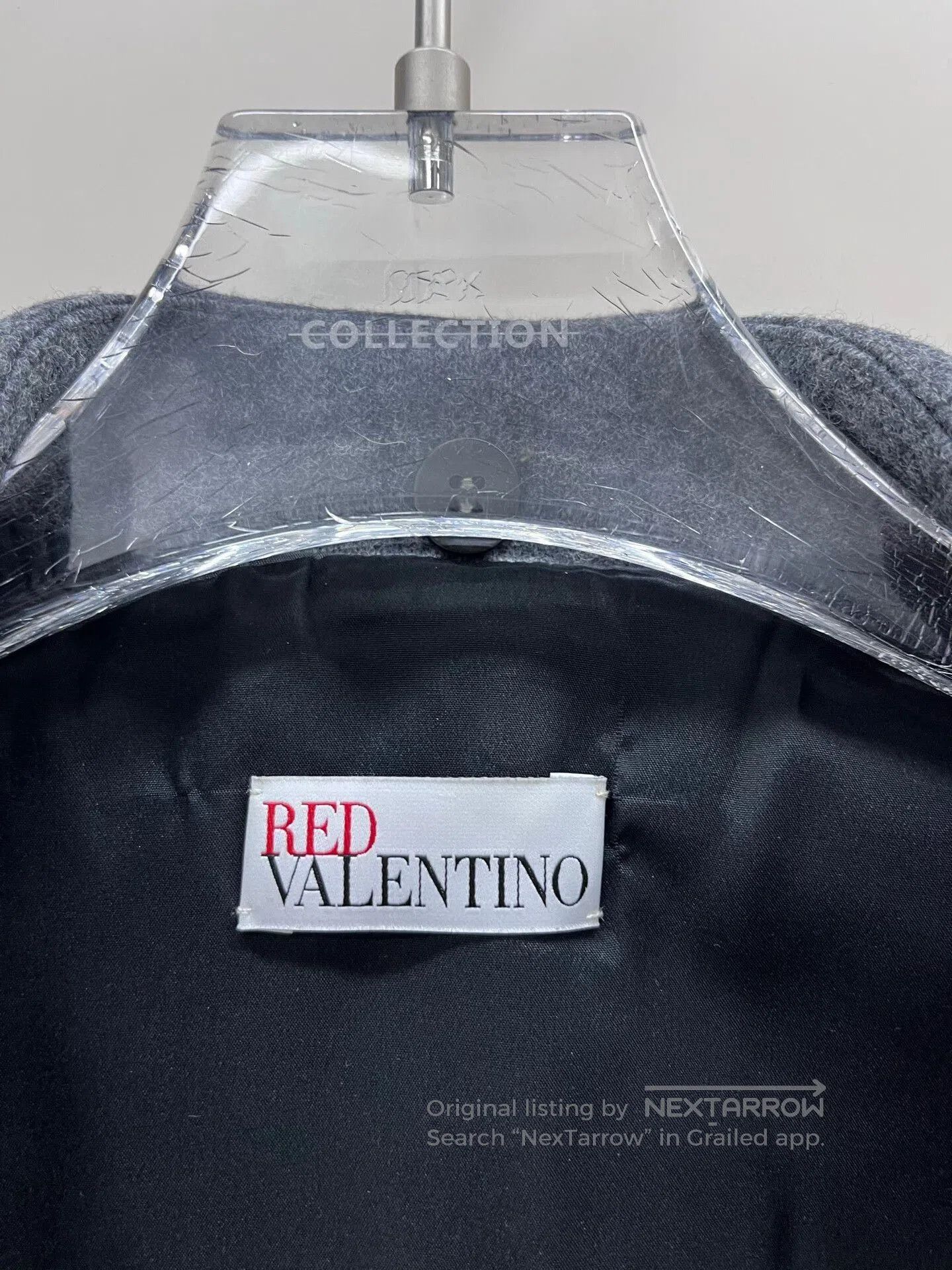 Valentino gray wool coat with embroidered details. Size US M / EU 48-50 / 2 - 2 Thumbnail