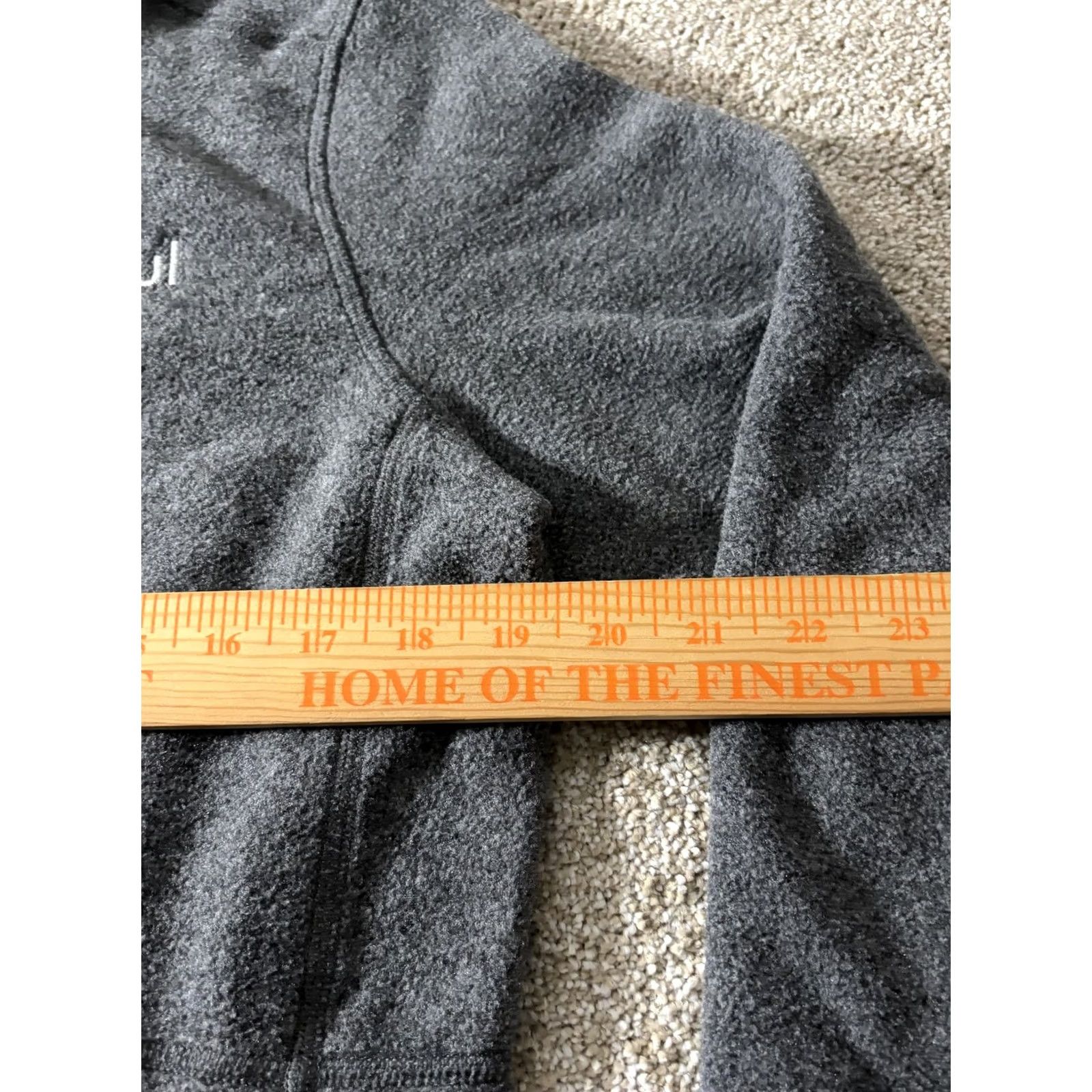 Vintage L.L. Bean Fleece Jacket Womens Medium Gray Full Zip Pathful Logo Cozy Pockets Size M / US 6-8 / IT 42-44 - 6 Thumbnail