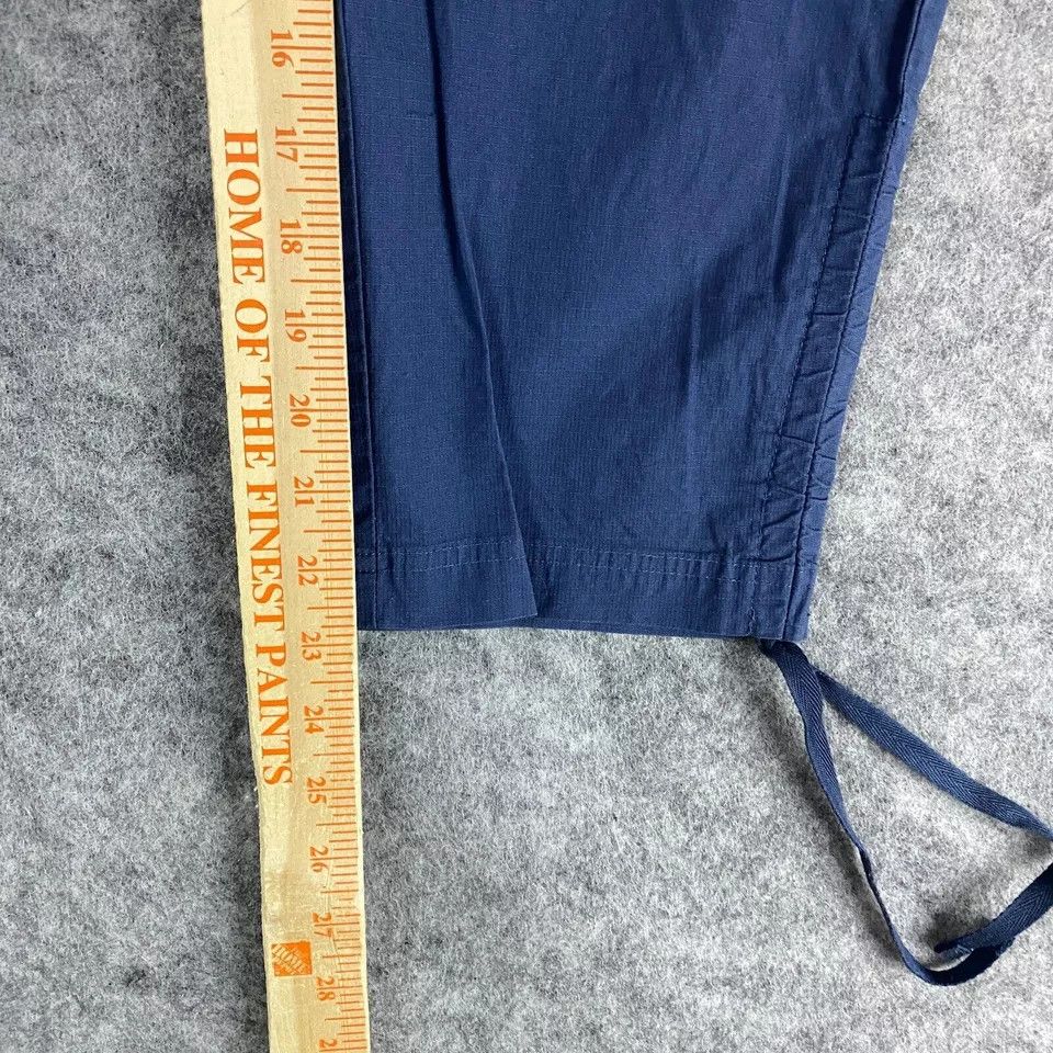 Eddie Bauer Eddie Bauer Cargo Pants Medium Capri Women's Blue Cotton M Size 32" / US 10 / IT 46 - 6 Thumbnail