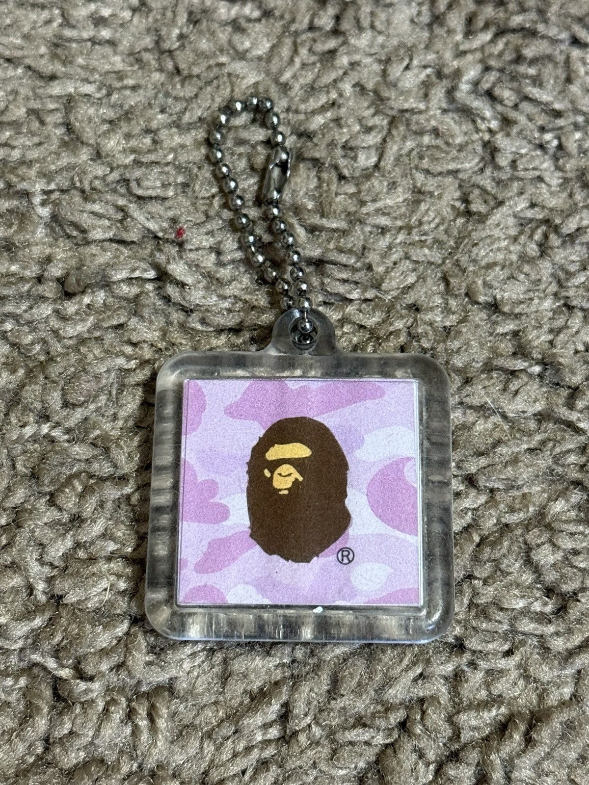 Bape Pink ABC camo BAPE keychain Size ONE SIZE - 1 Thumbnail