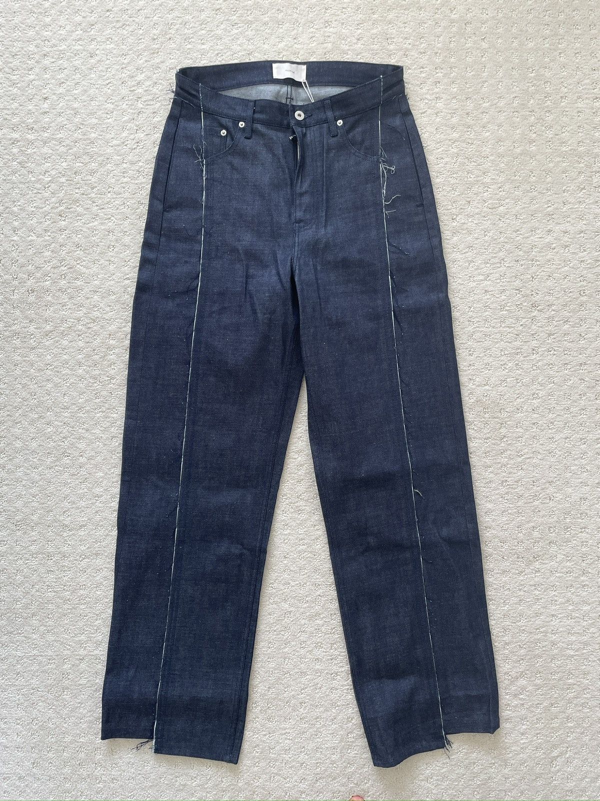 モーガン蔵人着用Vujade AMALIA WIDE-LEG RAW DENIM Vujade AMALIA WIDE-LEG RAW DENIMモーガン蔵人着用 - メルカリ