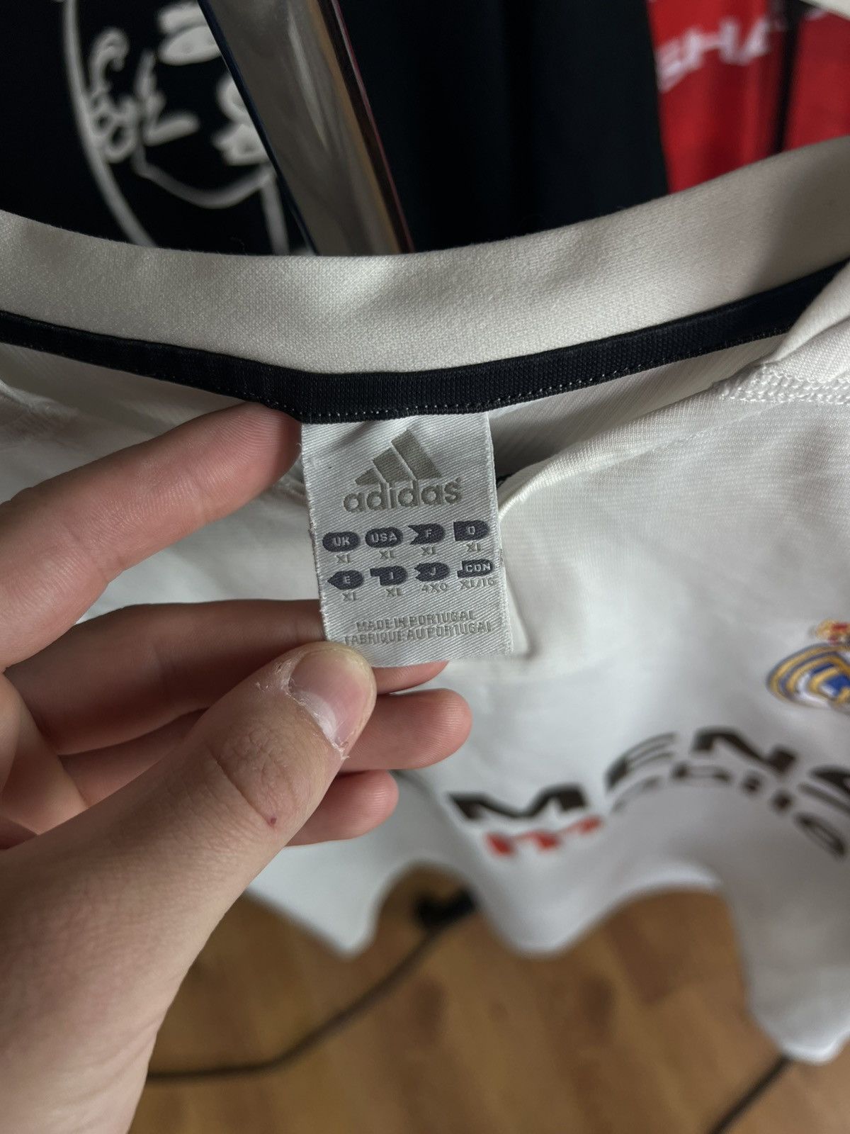 Adidas Soccer Jersey Adidas Real Madrid 2003/04 White Retro Shirt Size US XL / EU 56 / 4 - 7 Thumbnail