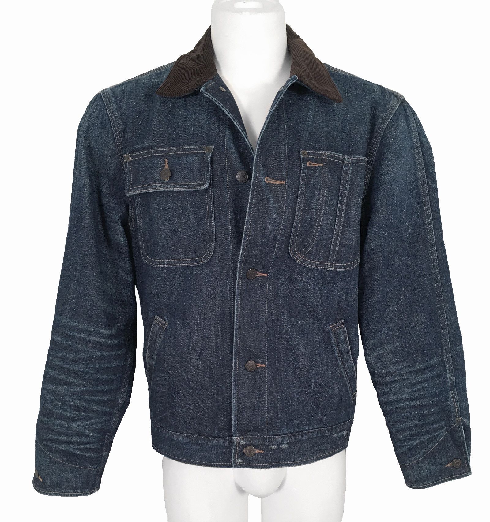 Polo Ralph Lauren NEW Polo Ralph Lauren Vintage Denim Jacket M Red Plaid Lined Size US M / EU 48-50 / 2 - 1 Thumbnail