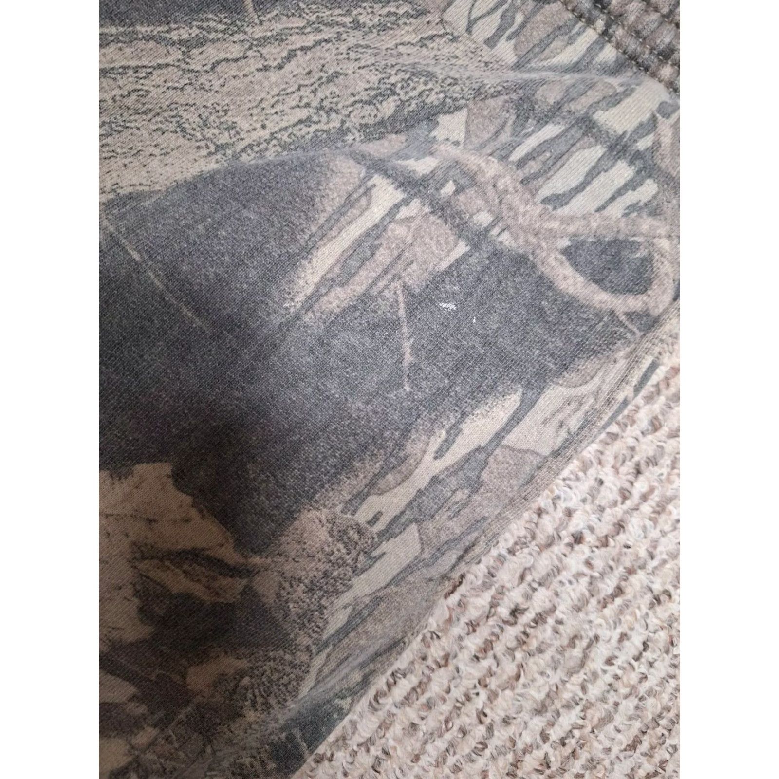 Jerzees VINTAGE Jerzees Outdoor Camouflage Sweatpants Unisex Adults XL Green Jogger Men’s (Elastic Flaws) Size US 36 / EU 52 - 4 Thumbnail