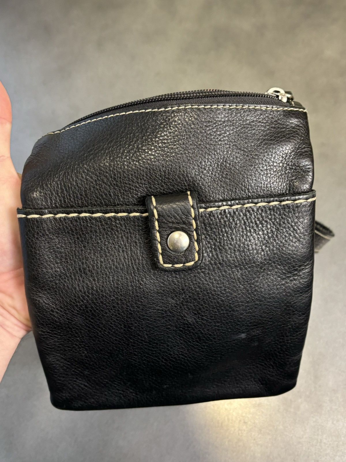 Roots Vintage Roots Leather Bag Crossbody Belt Bag Mini Messenger Size ONE SIZE - 4 Thumbnail