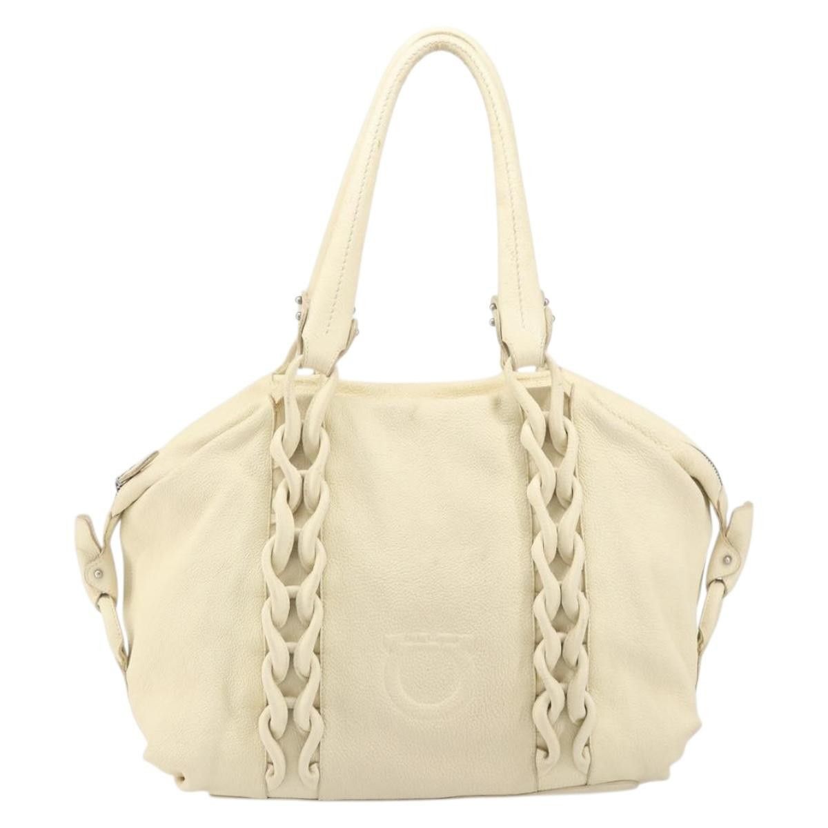 Salvatore Ferragamo Salvatore Ferragamo Gancini Tote Leather Size ONE SIZE - 1 Thumbnail