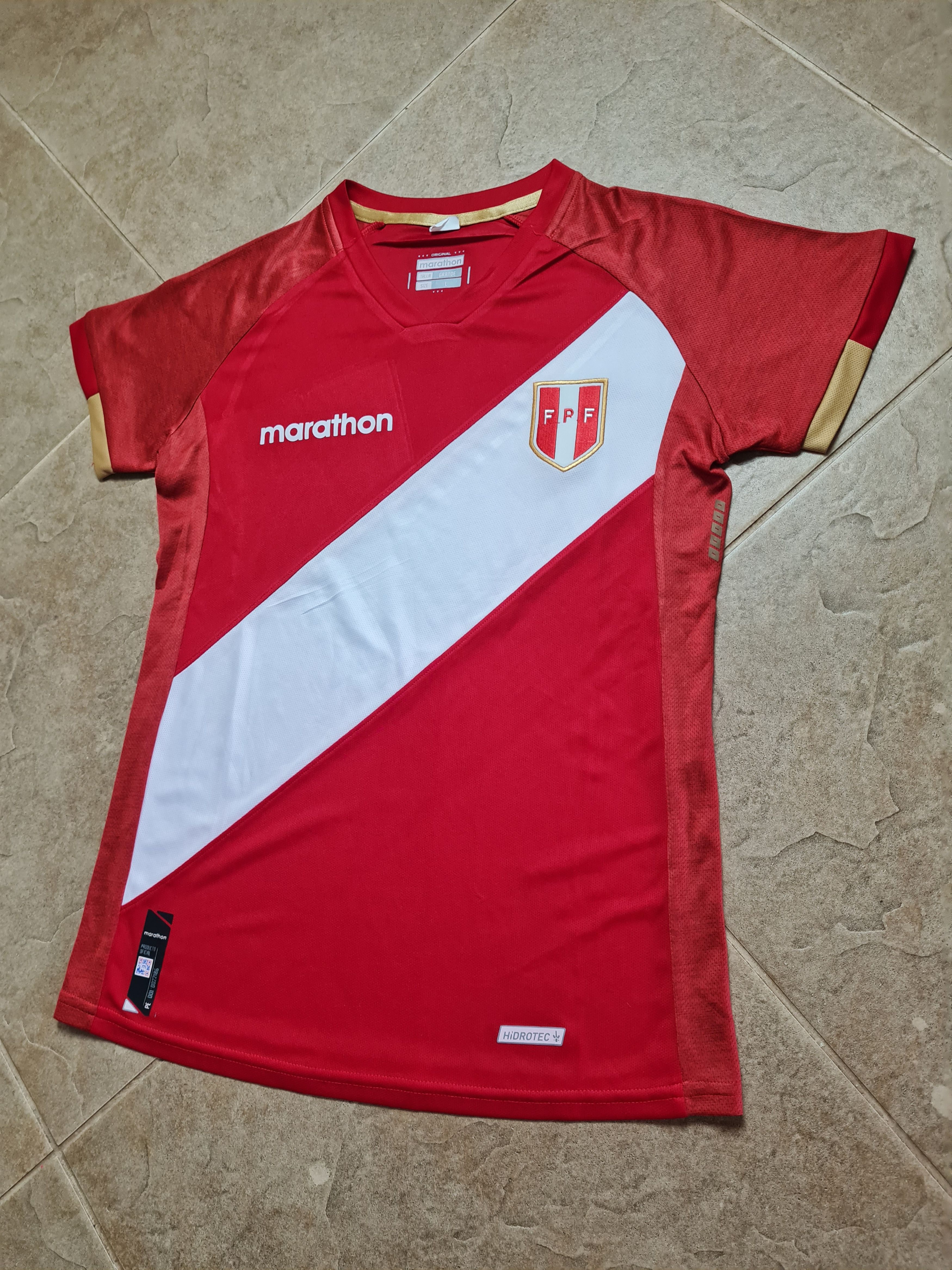 Other FOOTBALL MARATHON PERU 2020 2021 AWAY NATIONAL TEAM JERSEY Size US XS / EU 42 / 0 - 10 Thumbnail