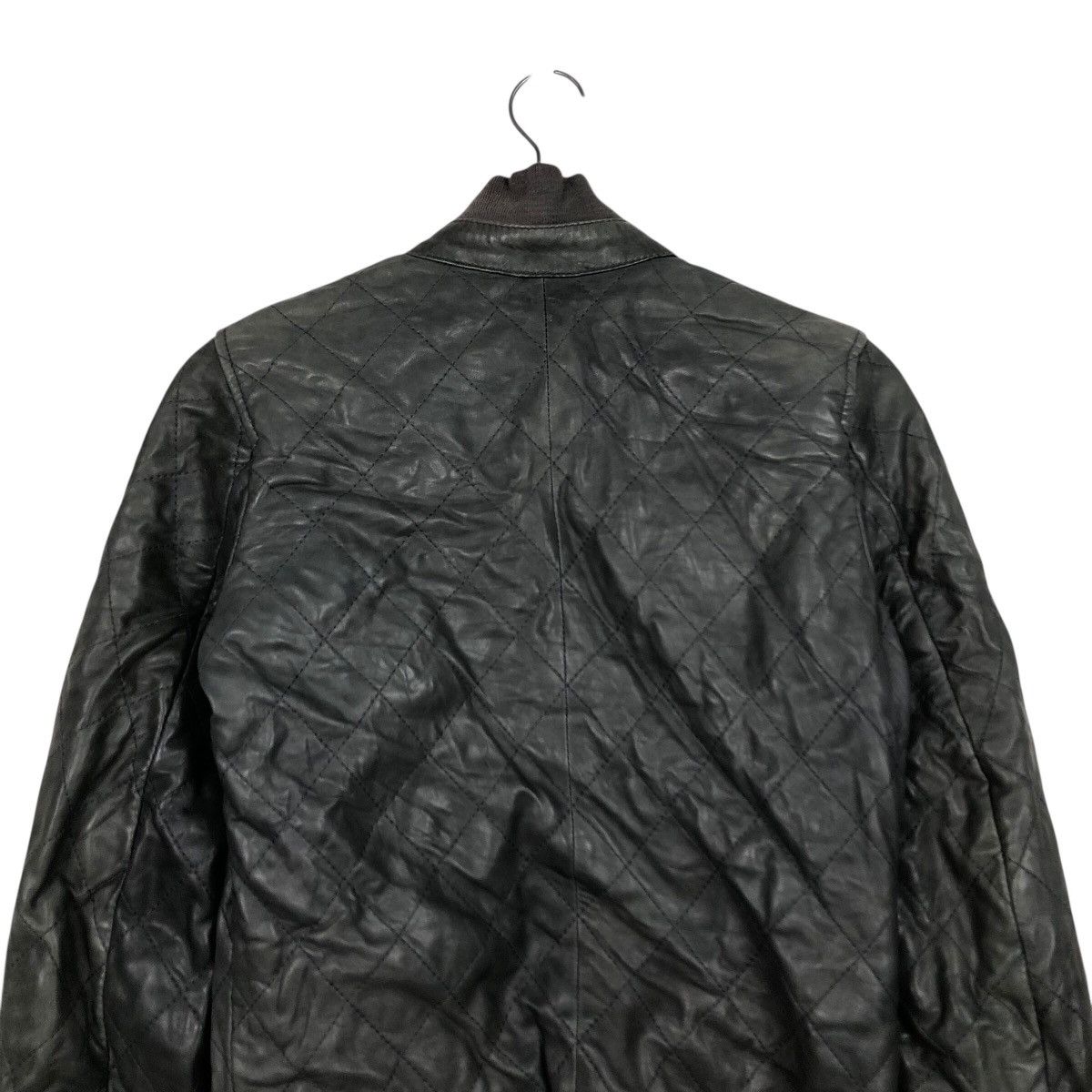Diesel 📌Rich Black Biker Leather Jacket Diesel Bondage Design Size US XS / EU 42 / 0 - 10 Thumbnail
