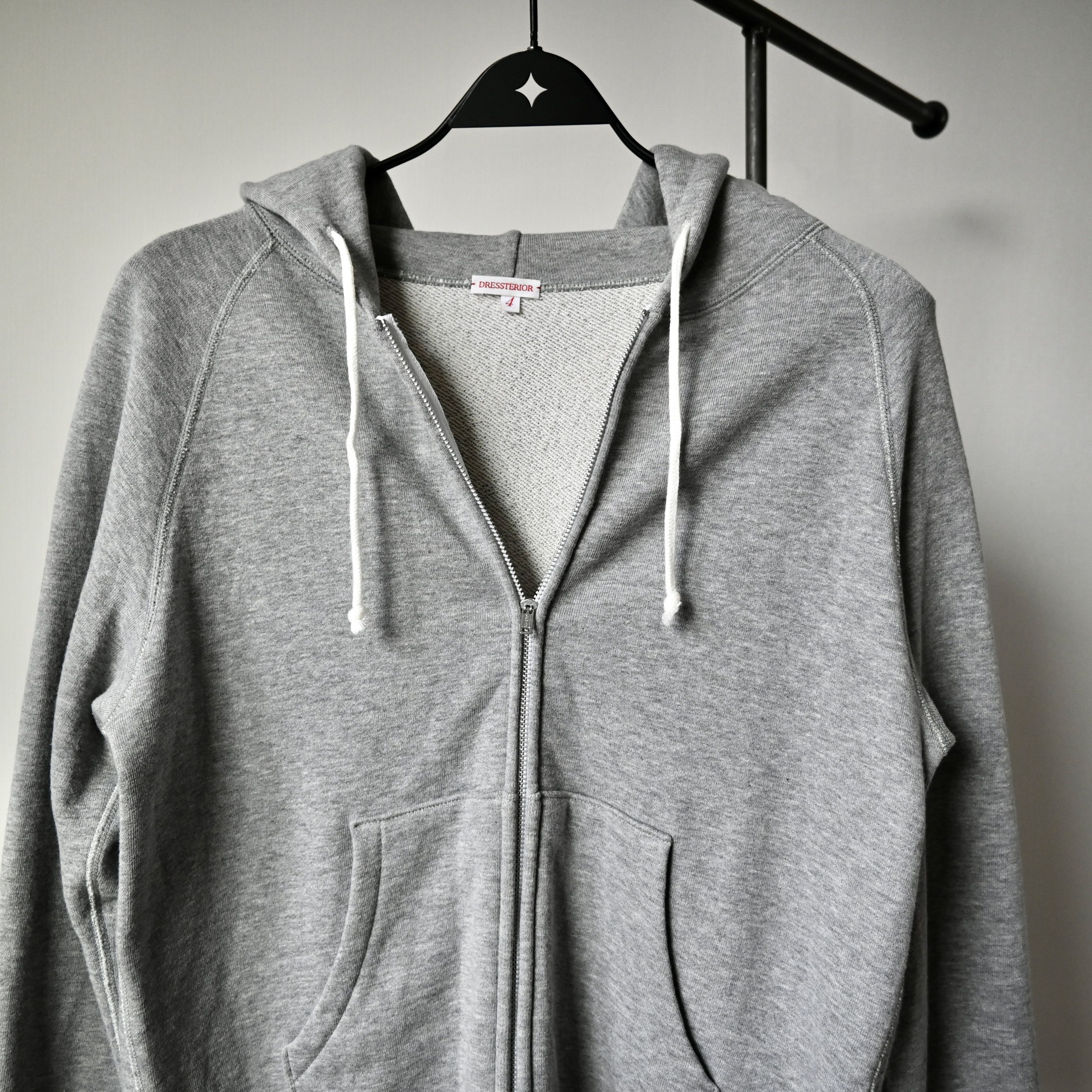DRESSTERIOR DRESSTERIOR loopwheeled cotton zip-up hoodie made in Japan Size M / US 6-8 / IT 42-44 - 5 Thumbnail