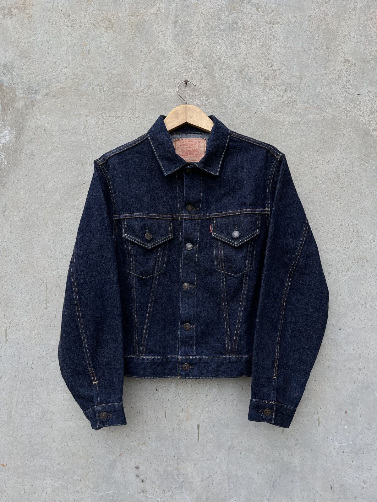 image of Deadstock Levis Type 3 Jacket 557Xx in Denim, Men's (Size Medium)