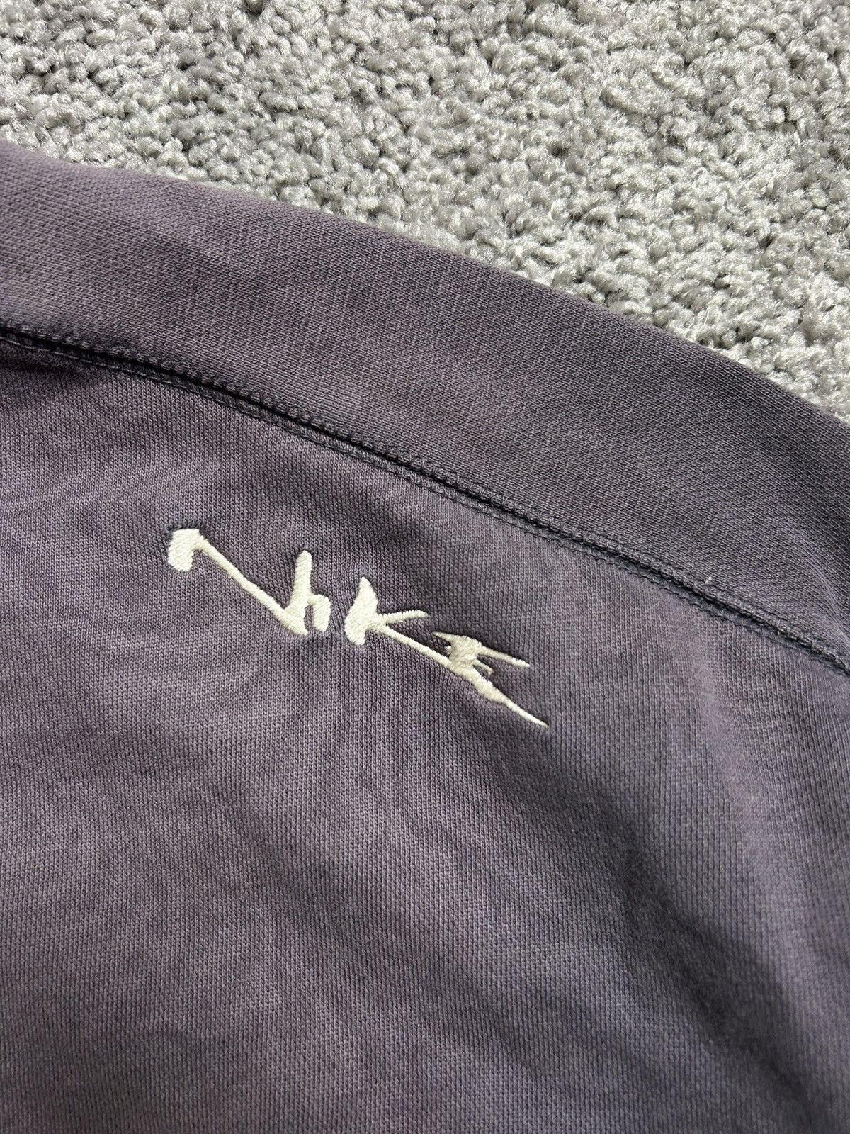 Nike Vintage Y2K Nike Embroidered Sunfade Spellout Crewneck Sweat Size US XL / EU 56 / 4 - 3 Thumbnail