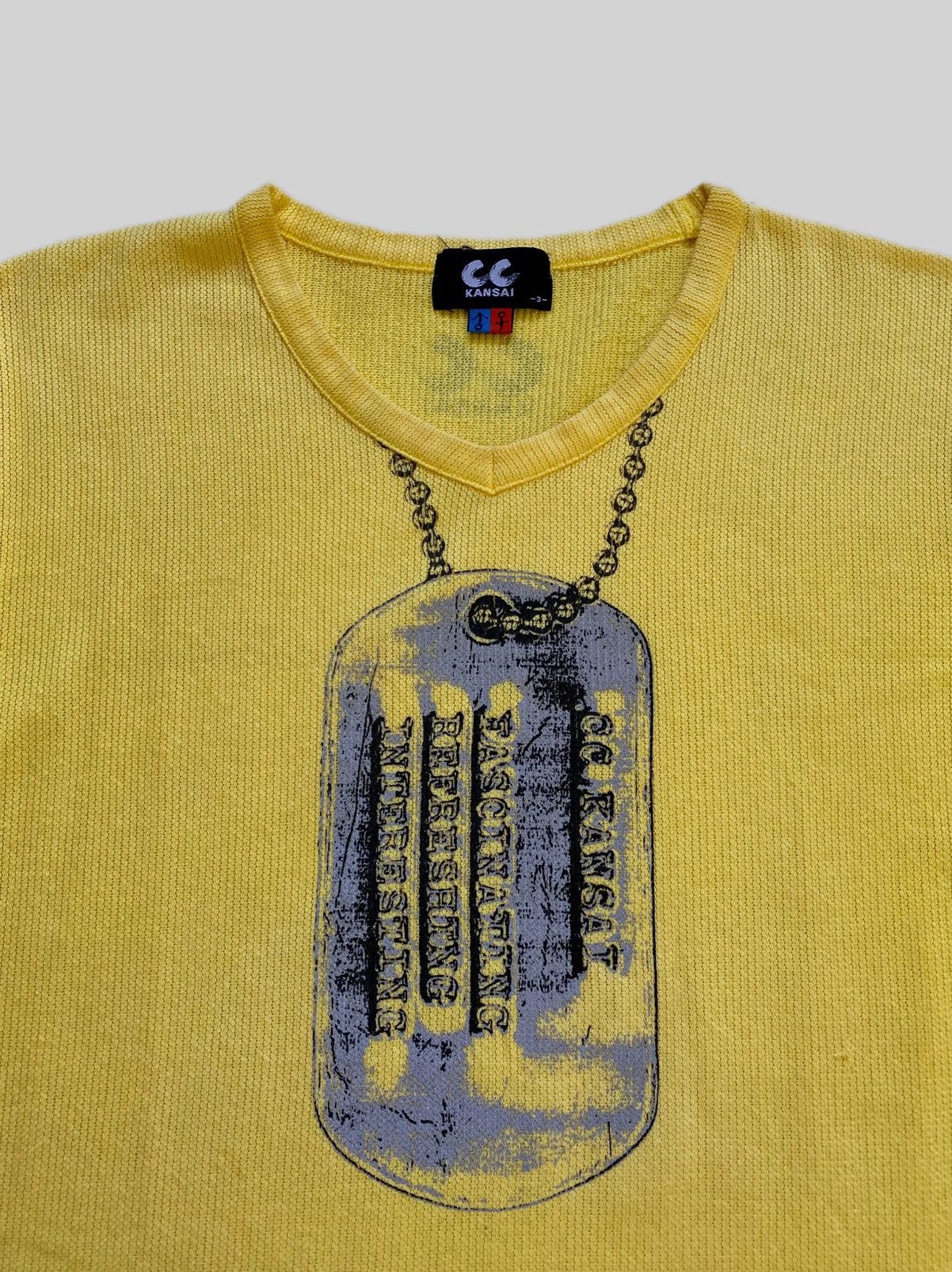 Kansai Yamamoto Vintage Kansai Yamamoto ( Kansai Man + CC ) Tshirt Size US L / EU 52-54 / 3 - 3 Thumbnail