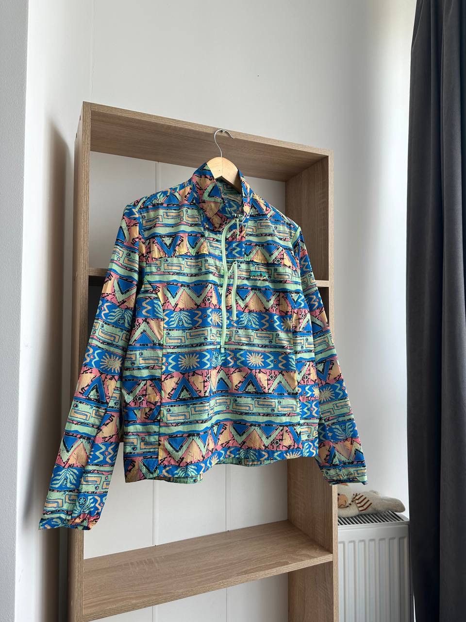 Patagonia × Vintage Vintage Patagonia Women’s Zip Pullover Print Jacket Size M / US 6-8 / IT 42-44 - 5 Thumbnail