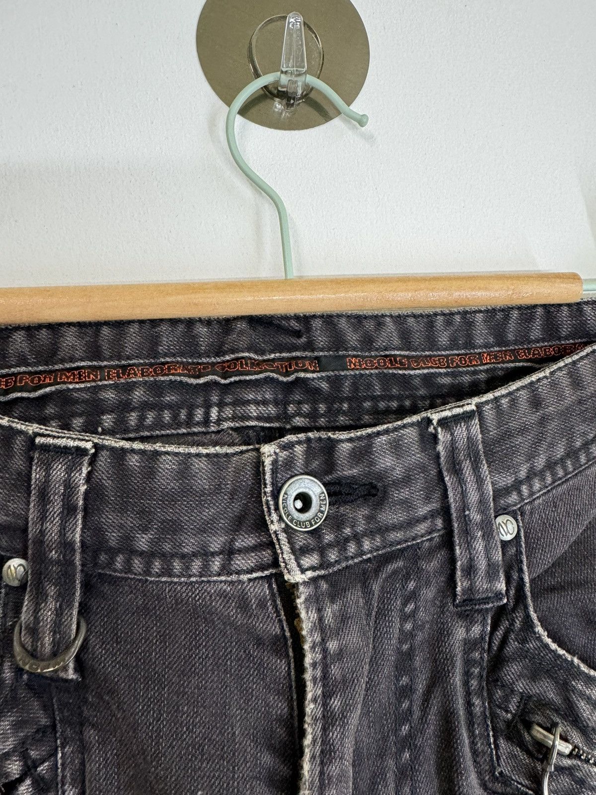 Hysteric Glamour Y2K FLARE NICOLE CLUB FOR MEN ZIPPER ACID WASH STYLE DENIM Size US 31 - 9 Thumbnail