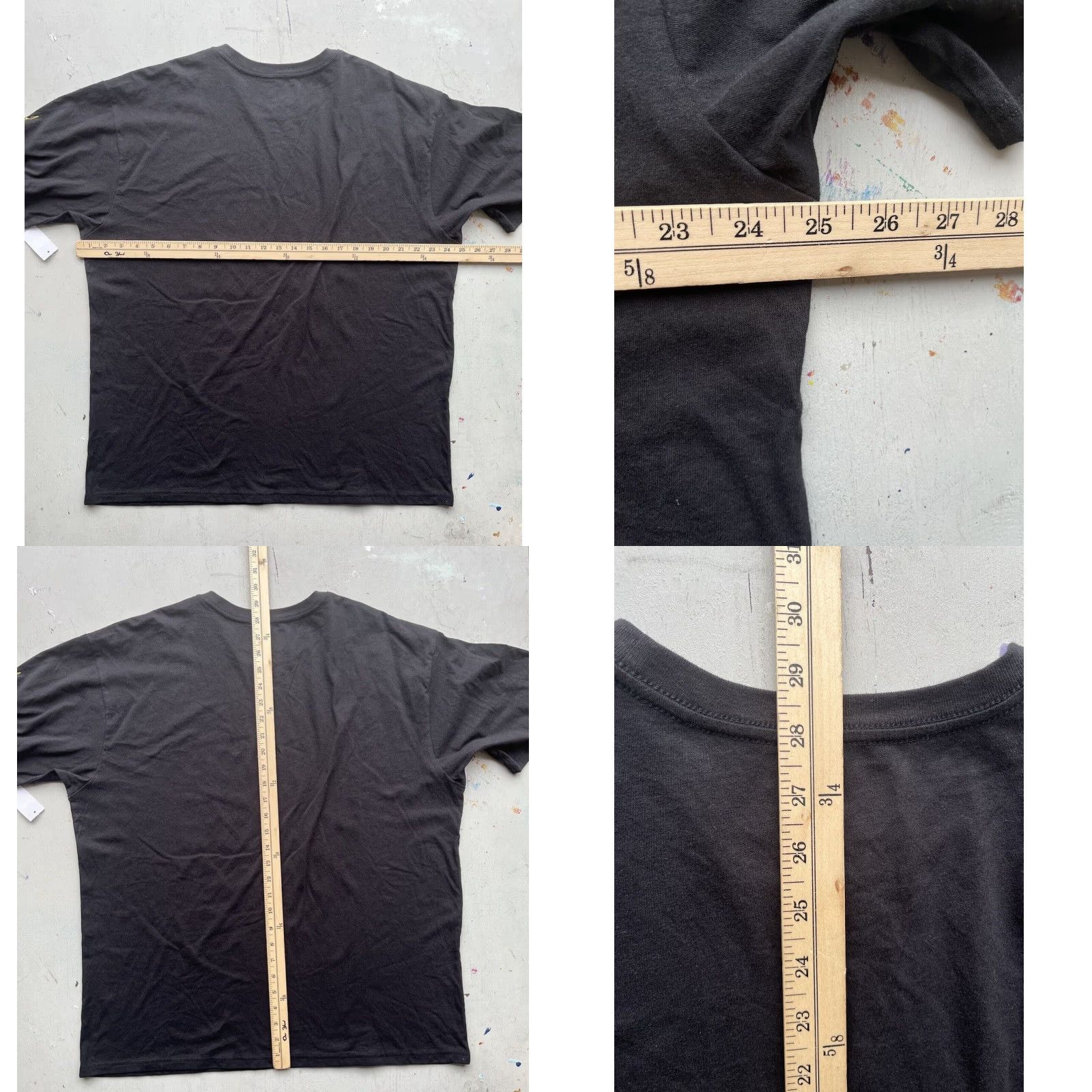 DC Comics Six Flags x DC Comics T-Shirt Men’s Black Batman Graffiti XL Gotham Bale Joker Shirt Size US XL / EU 56 / 4 - 8 Thumbnail