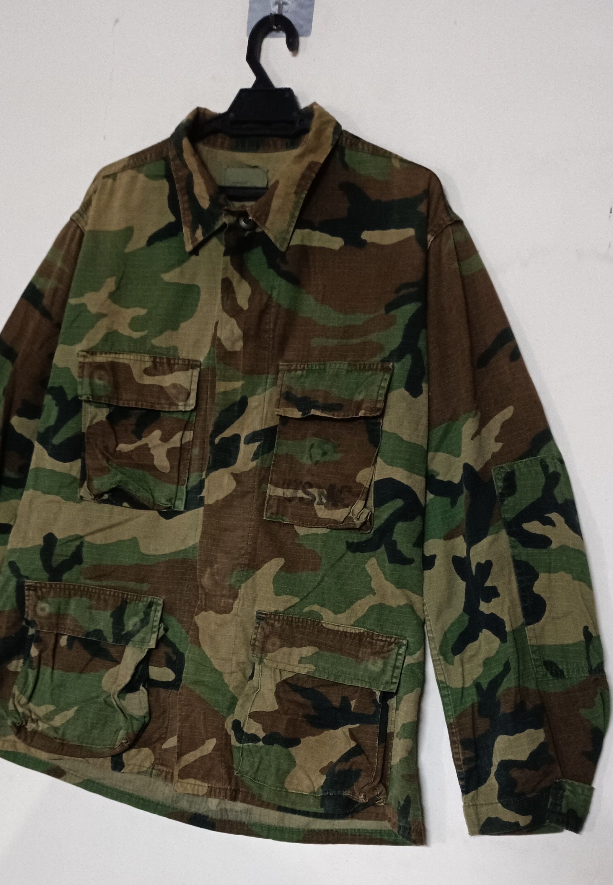 Vintage Vintage🔥 USMC Woodland Camouflage Military Jacket Size US M / EU 48-50 / 2 - 5 Thumbnail