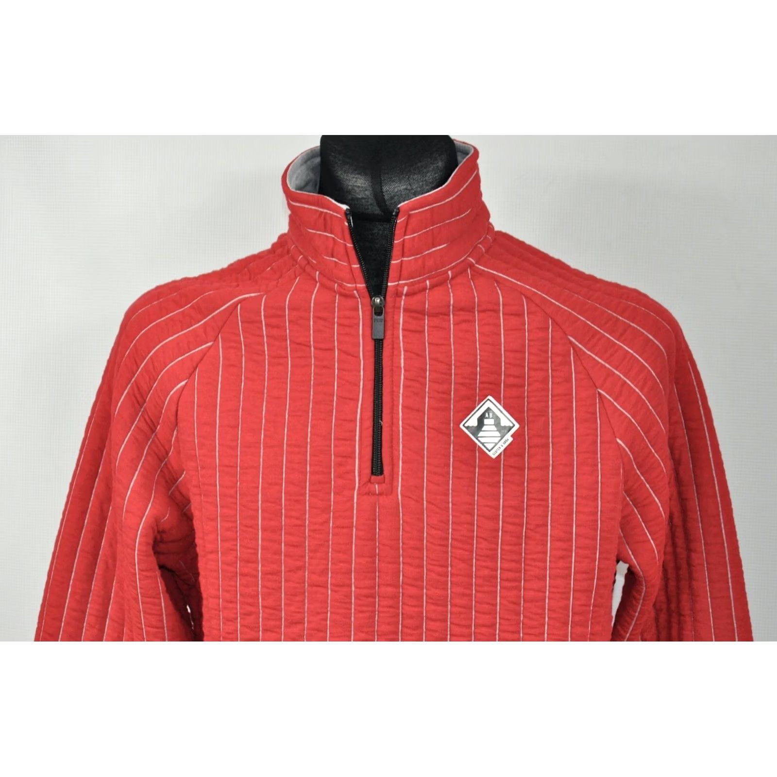 Scotch & Soda SCOTCH & SODA Regular Fit Zip Sweatshirt 3D Quilting Men M Red Shirt Size US M / EU 48-50 / 2 - 3 Thumbnail