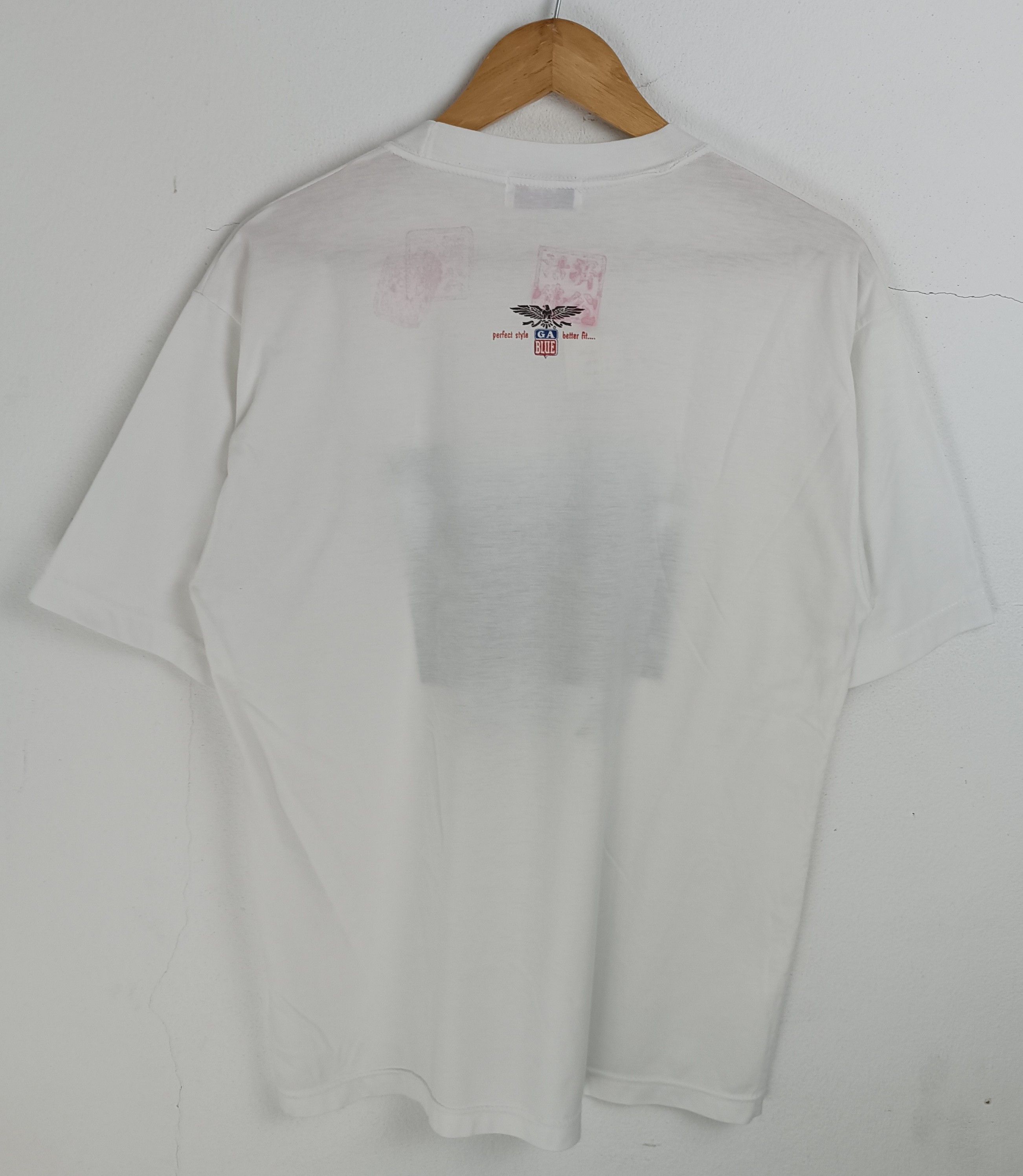 Vintage VINTAGE 90'S GA BLUE JEANS BIKERS HARLEY PUNK TEE Size US M / EU 48-50 / 2 - 4 Thumbnail