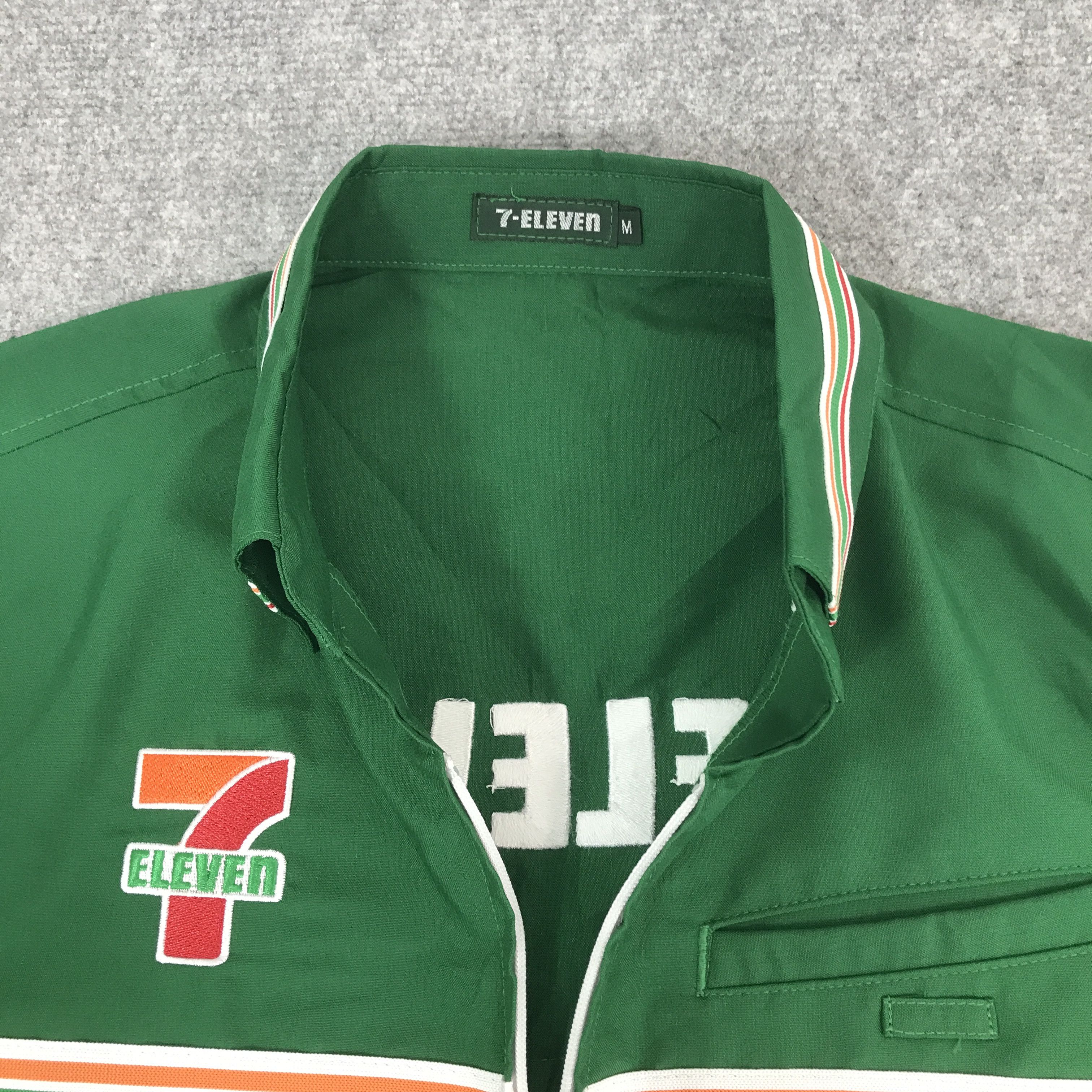 Japanese Brand 7 eleven japan green uniform shirt jacket Size US M / EU 48-50 / 2 - 9 Thumbnail