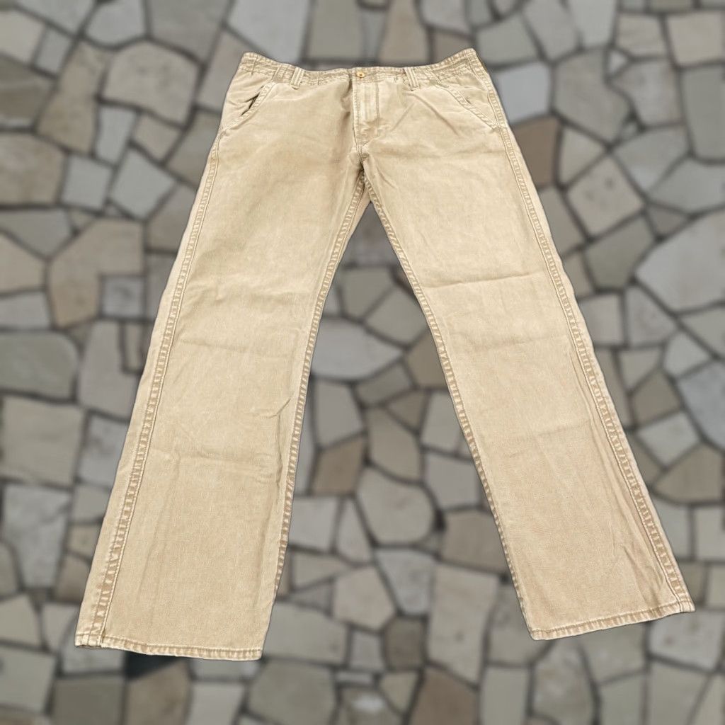 Levi's Levi's Men’s Chino Pants 36x32 Khaki Beige Relaxed Straight Canvas Cotton Workwear Casual Size US 36 / EU 52 - 1 Thumbnail
