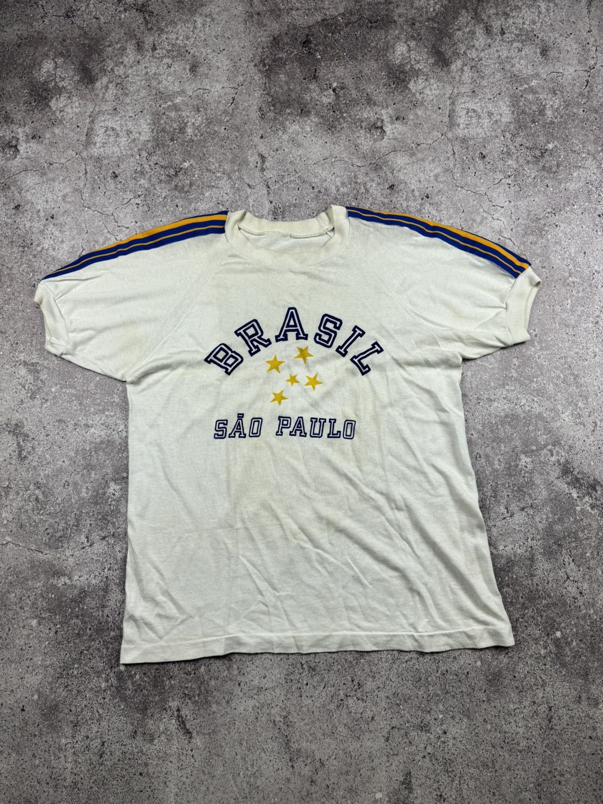 VINAGE BRAZIL PANALTY SAÖ PAULO 70/80’s SOCCER Y2K JERSEY
