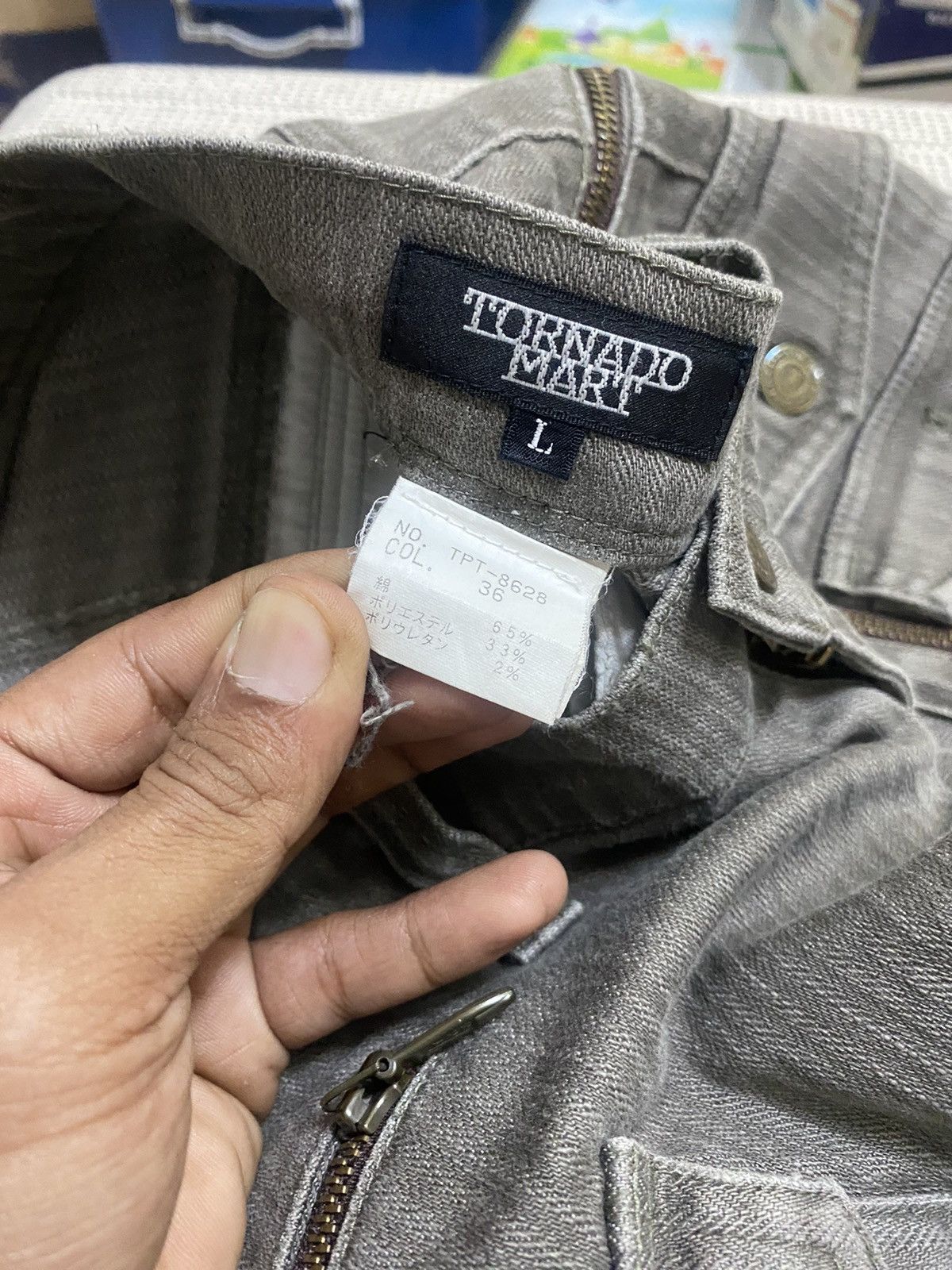 Tornado Mart VERY RARE Japanese Tornado mart flared milti pocket pants Size US 33 - 7 Thumbnail