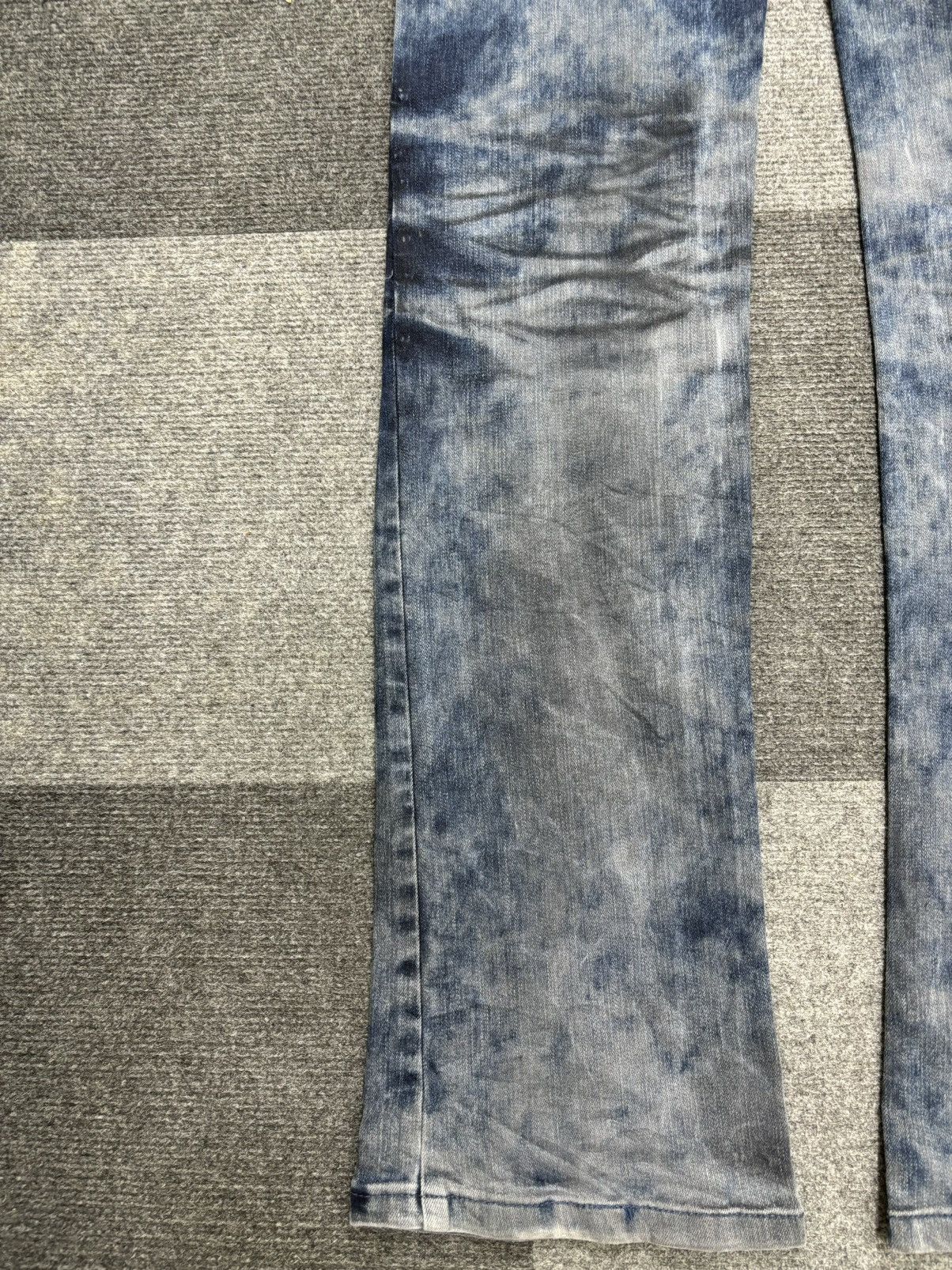 Japanese Brand 💥FLARE💥Insane Style Tornado Mart Japan Flare Denim F466 Size US 35 - 18 Thumbnail