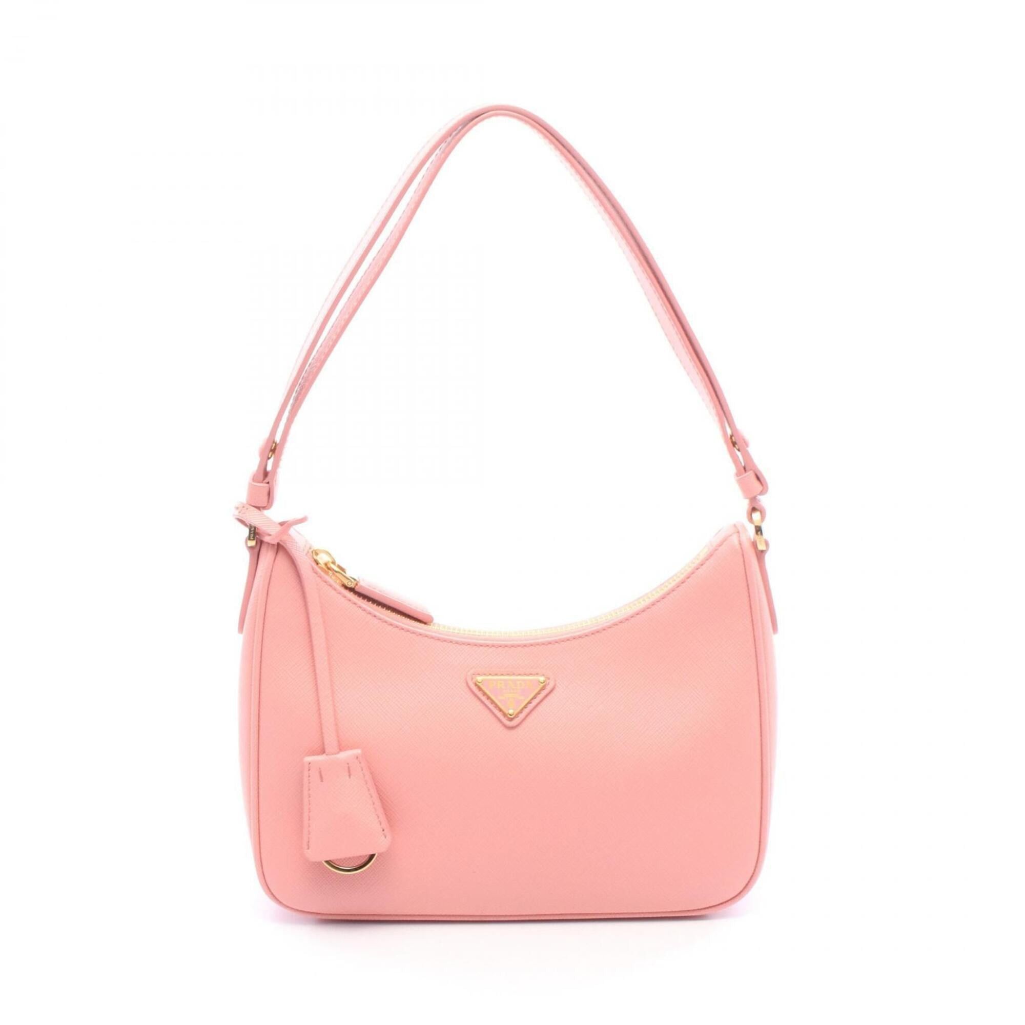 Prada Prada SAFFIANO LUX Shoulder Bag/Handbag, Saffiano Leather, Women's, Pink Size ONE SIZE - 1 Thumbnail
