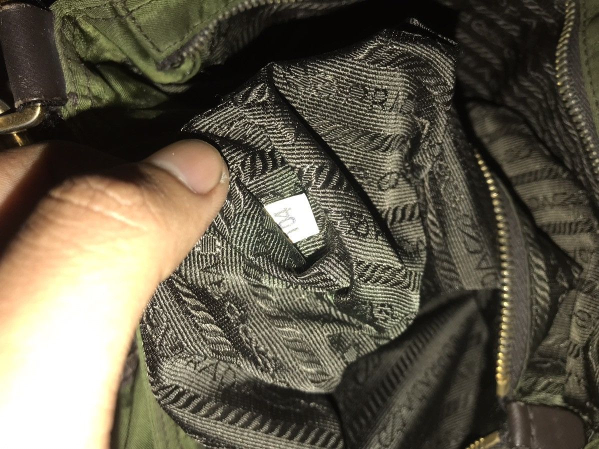 Prada × Vintage Authenrtic PRADA GREEN Shoulder Size ONE SIZE - 5 Thumbnail